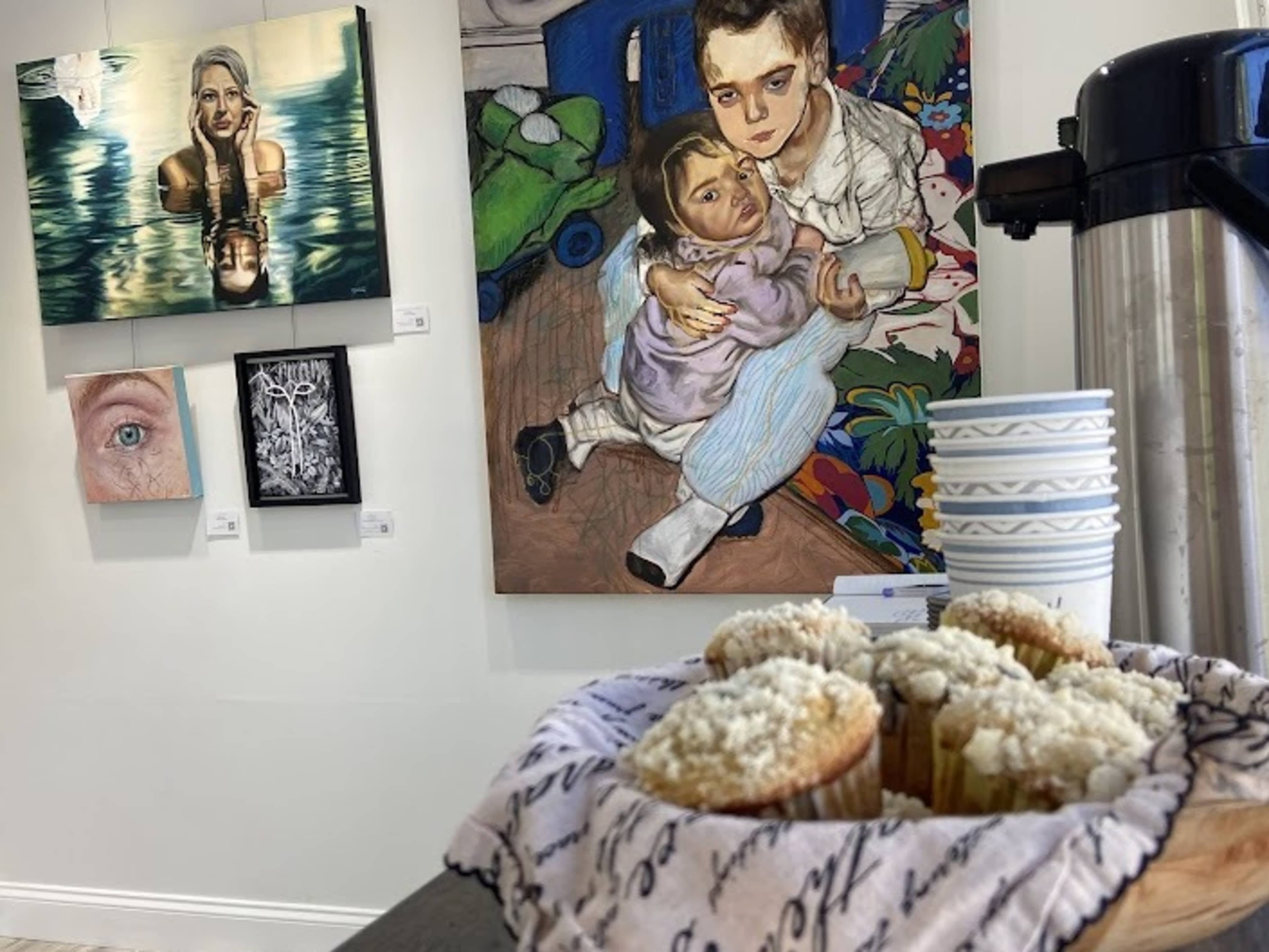 Coffee and muffins/scones