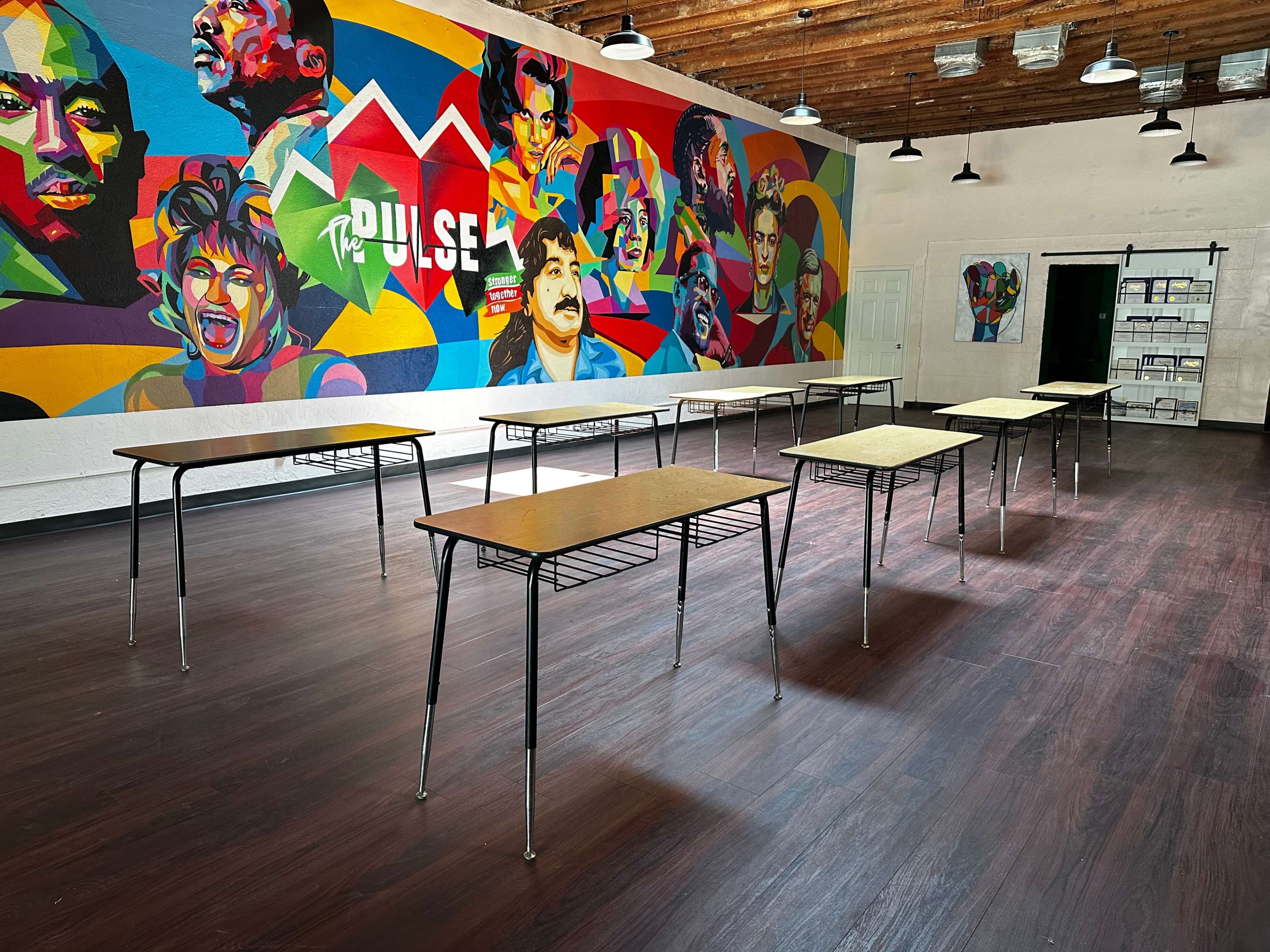 Downtown Gallery with Mural & Artistic Alleyway Image in Carousel, San Bernardino, CA