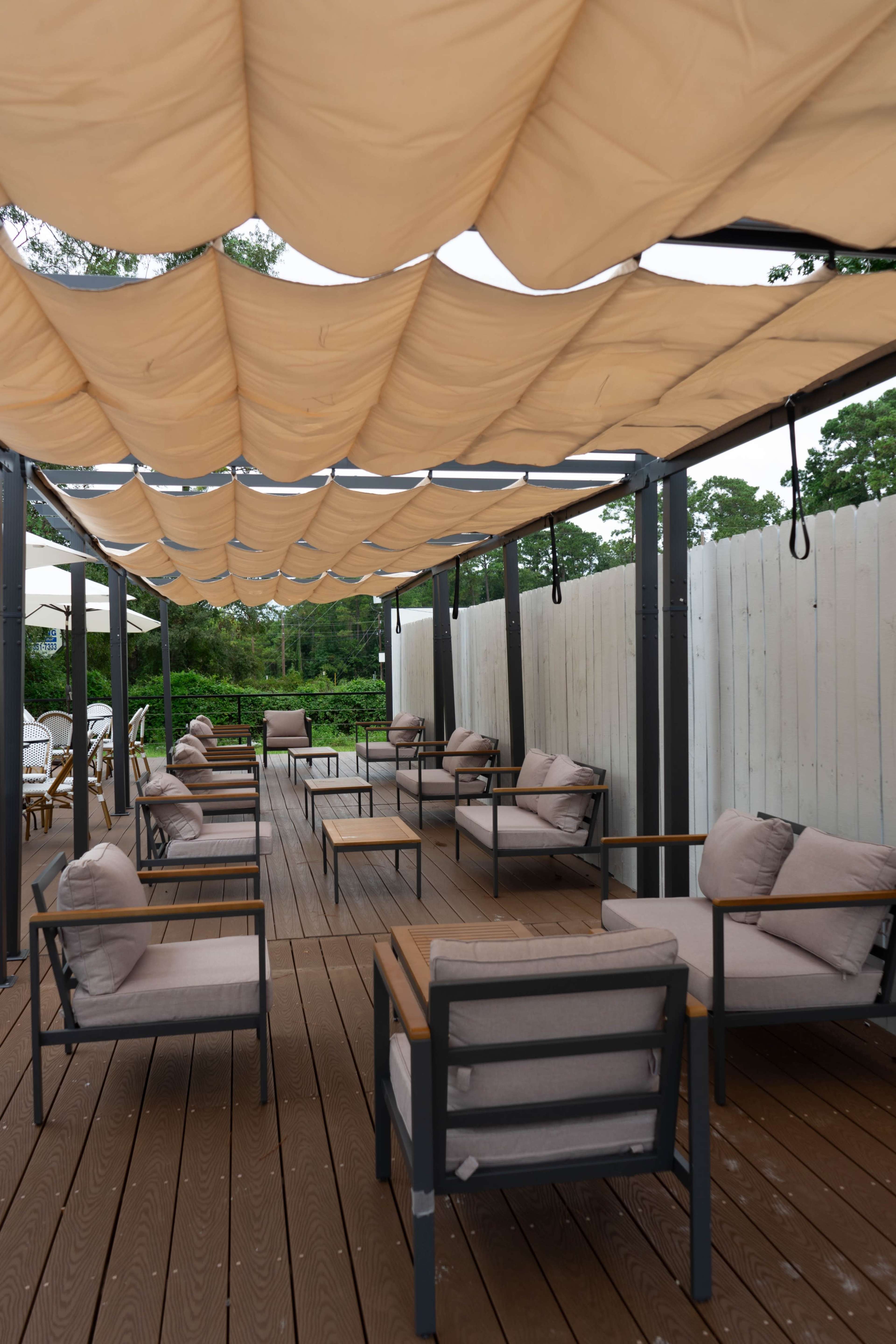 Charming Indoor-Outdoor Venue Cafe Image in , Spring, TX