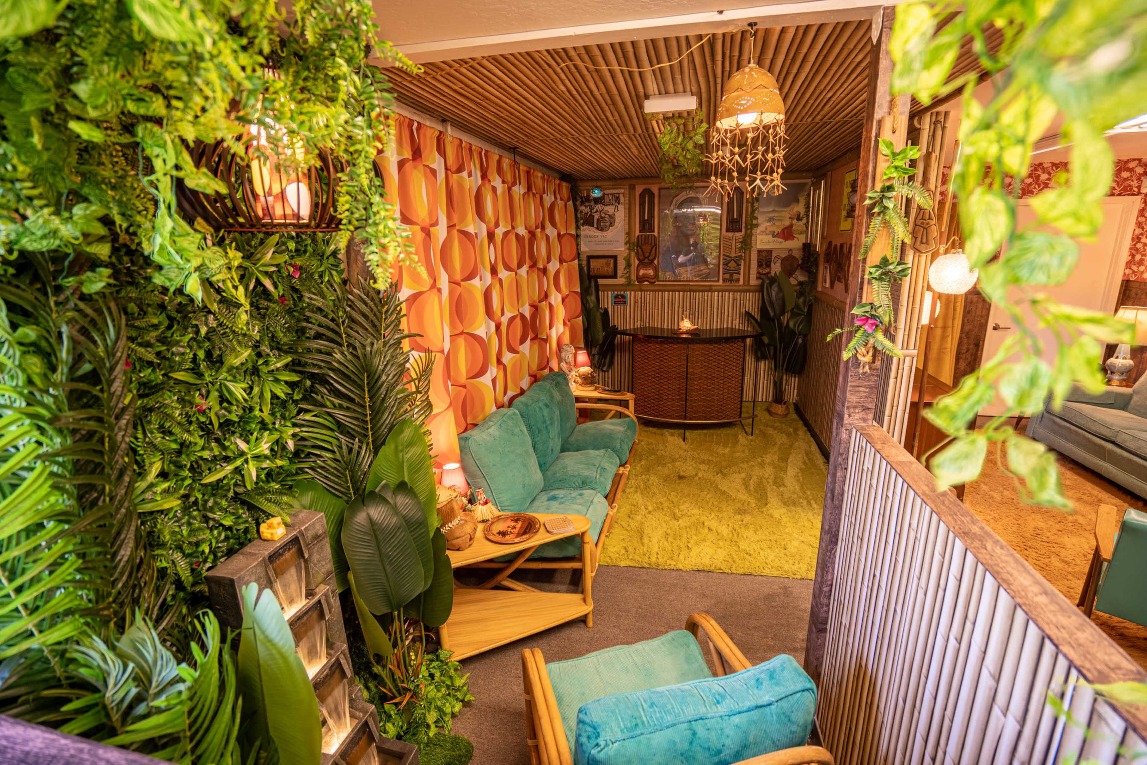 Retro-Tropical Hideaway with Vintage Charm & Whimsical Vibes Image in East Peralta, Oakland, CA