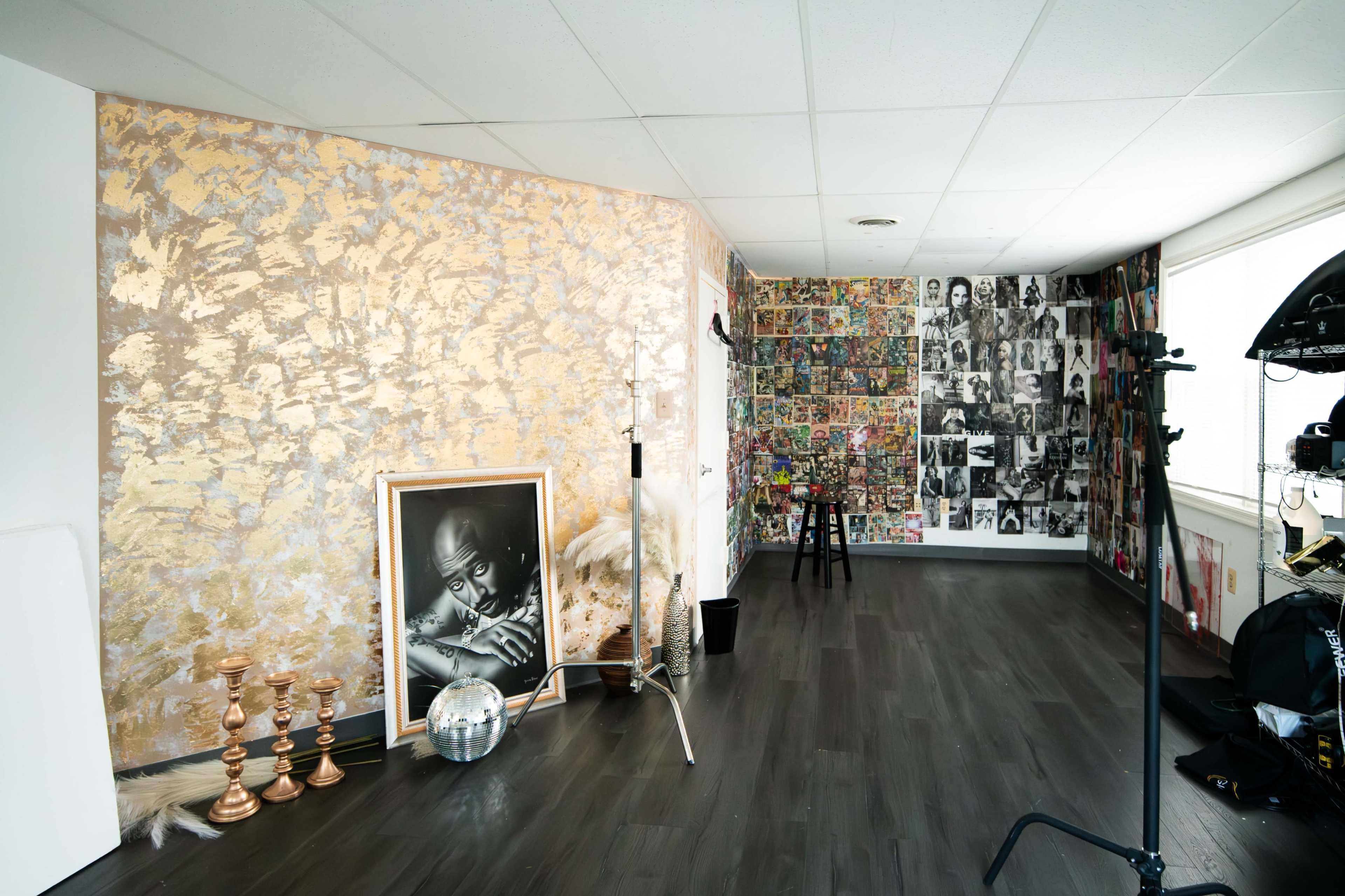 College Park, MD Photo Studio + Creative Space with Magazine, Anime & Accent Theme Wall(s) and Natural Light - Studio One (Shutter Island Studios) Image in Hollywood, Hollywood, College Park, MD