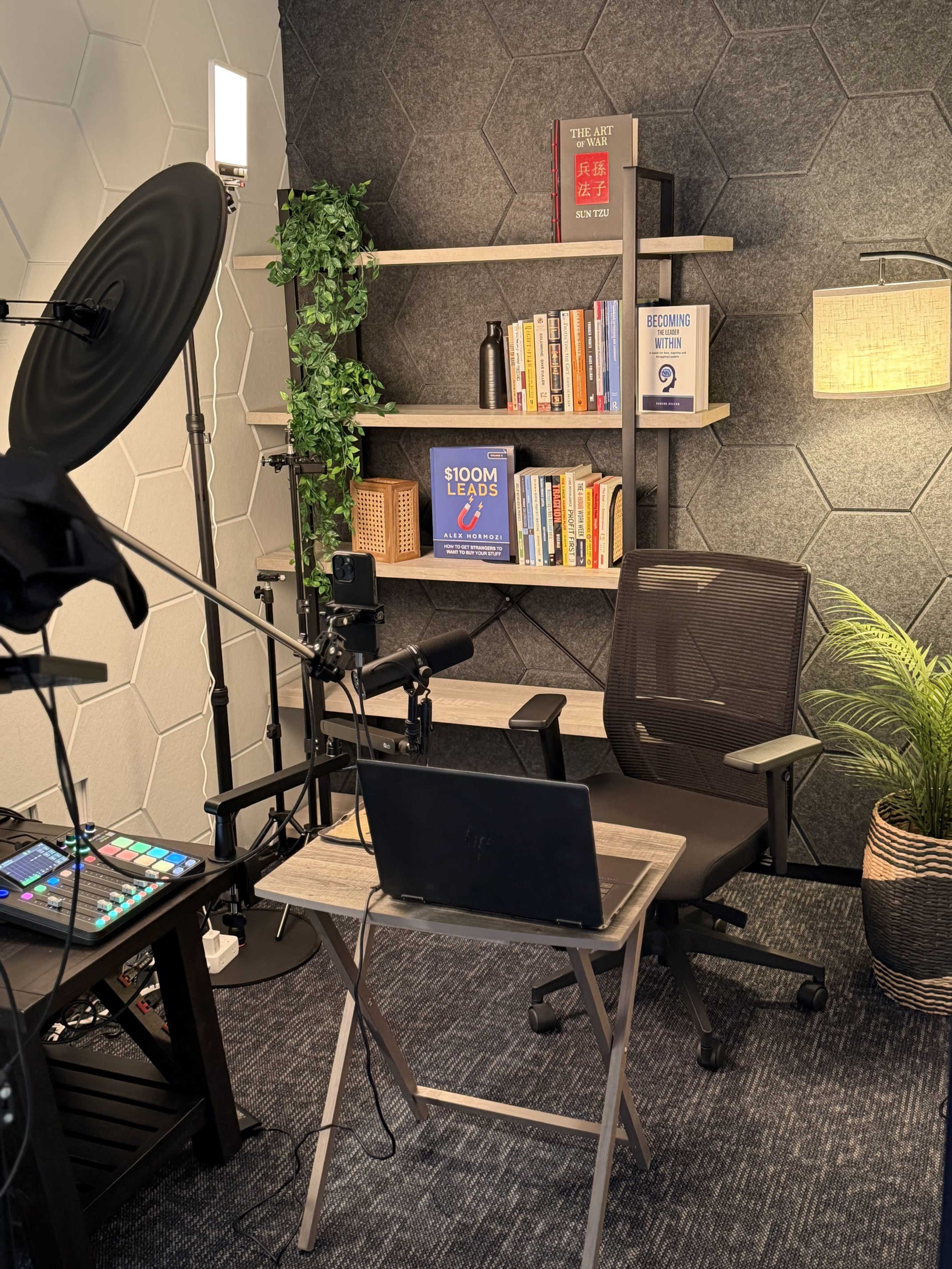 San Antonio Podcast Studio with 4K Video Setup Image in Northwest Side, San Antonio, TX