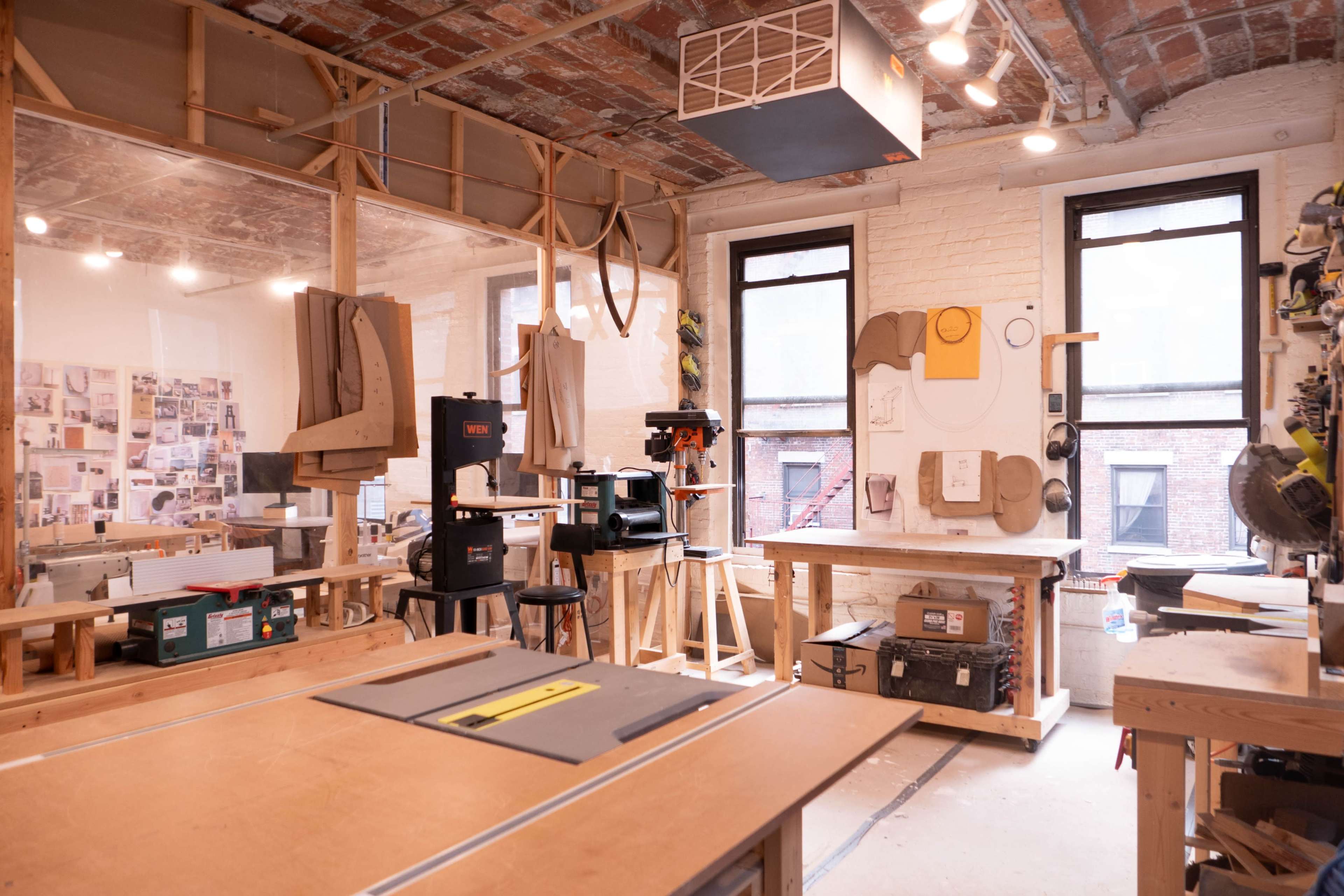 Sunny Bright Corner Studio with Wood Workshop & Design Space Image in Dumbo, BROOKLYN, NY