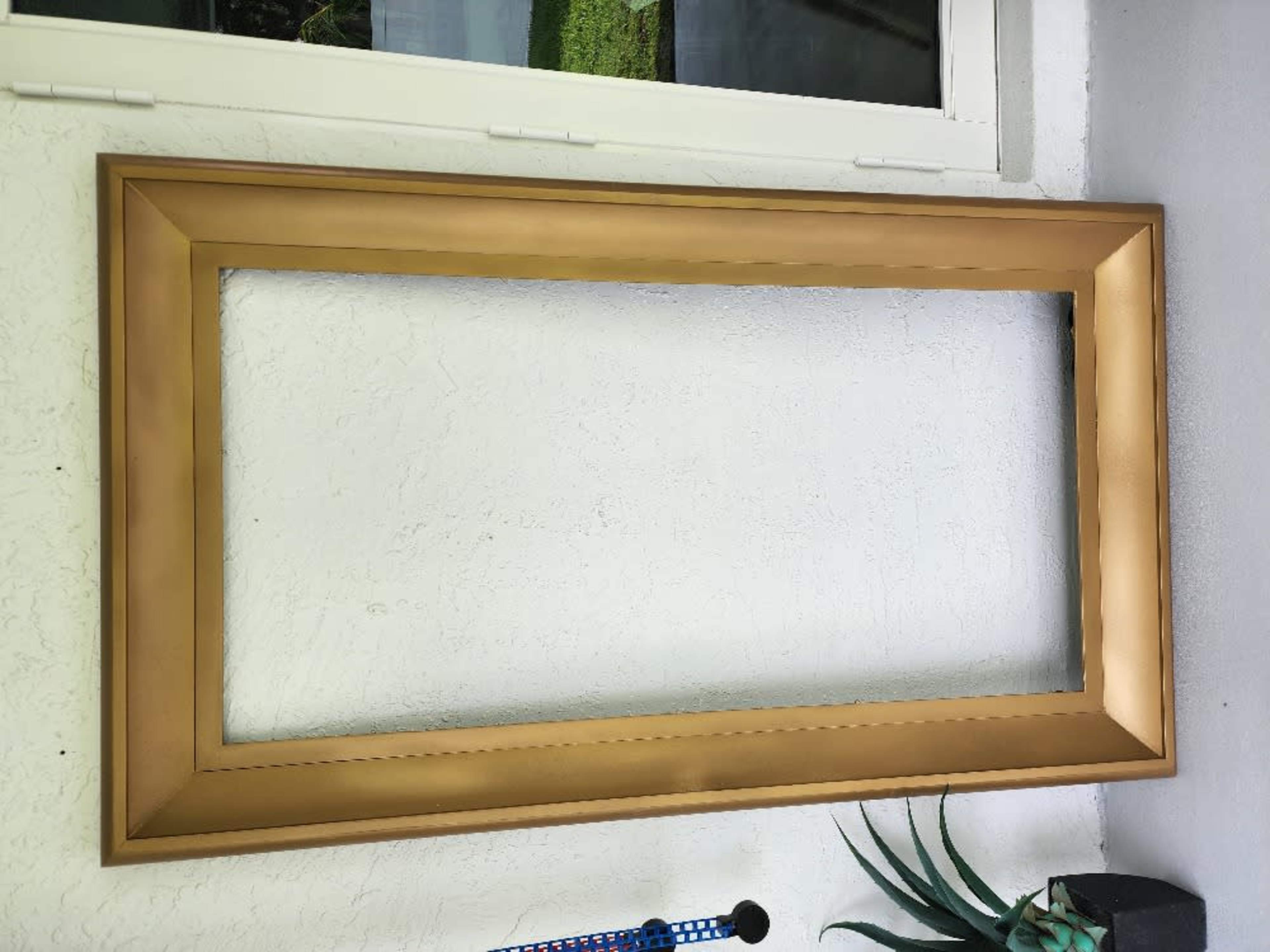 Gold photo frame prop