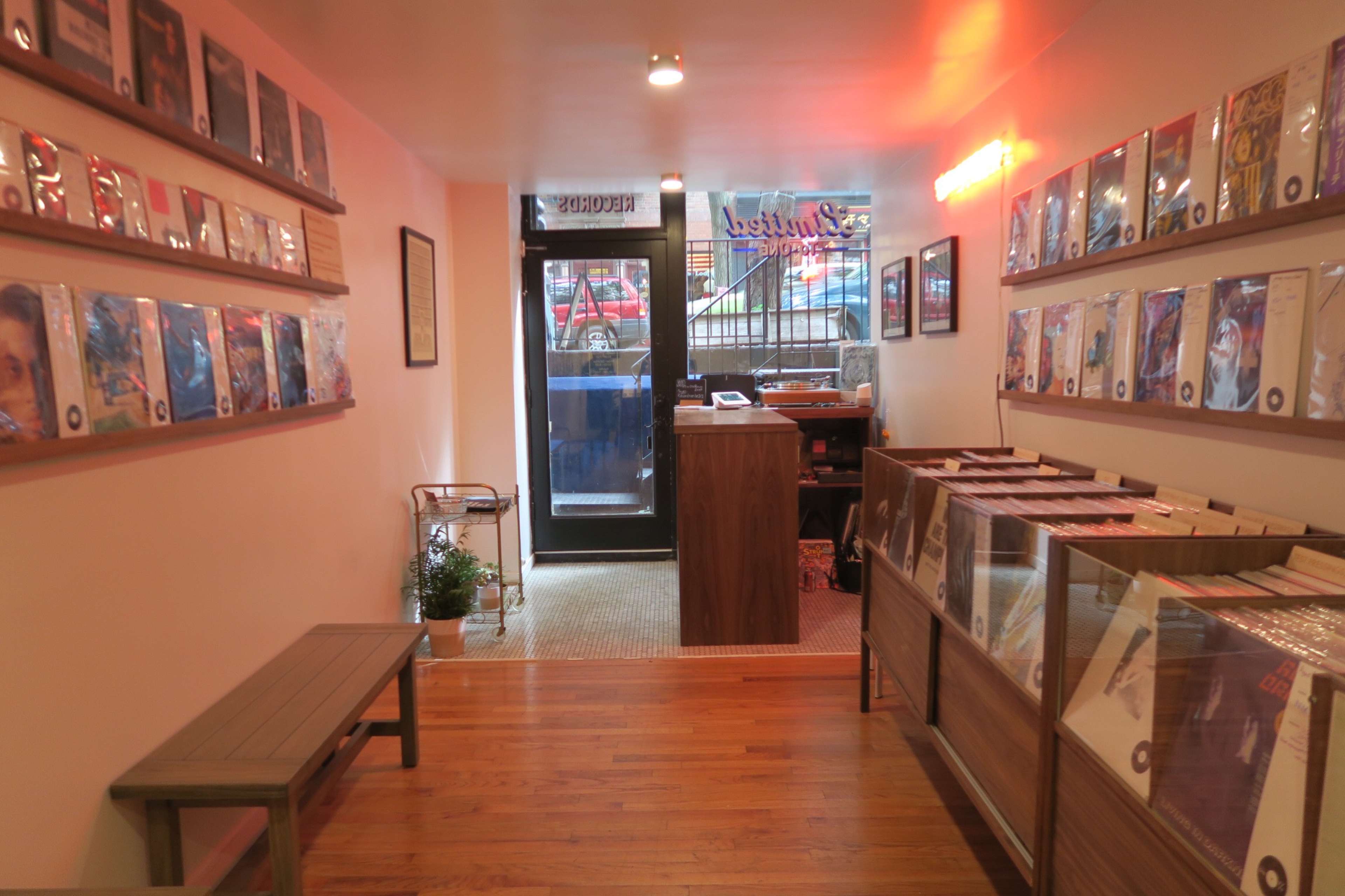 Record Store in East Village Image in Lower Manhattan, New York, NY