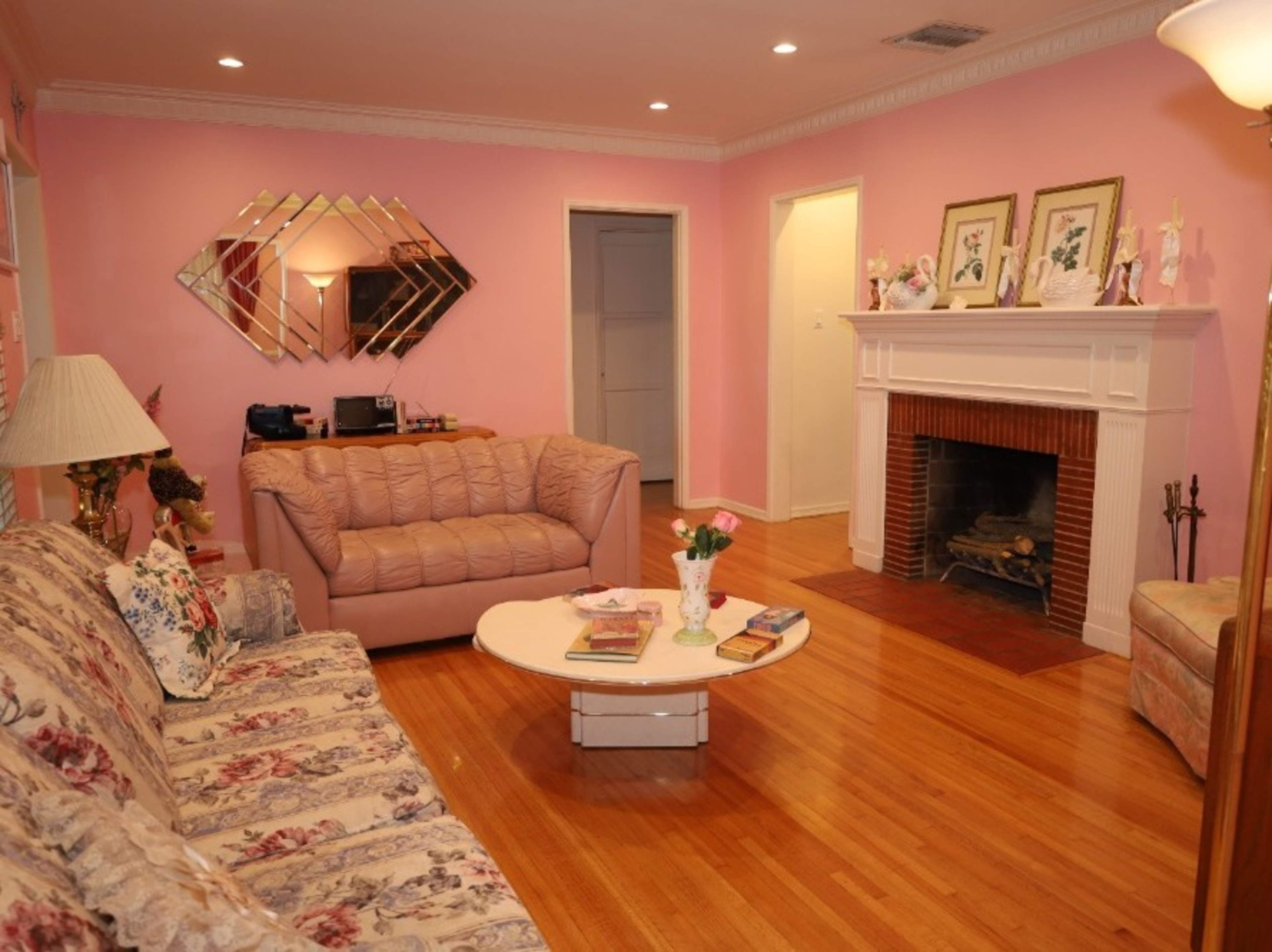Living Room + Office Space + Kitchen