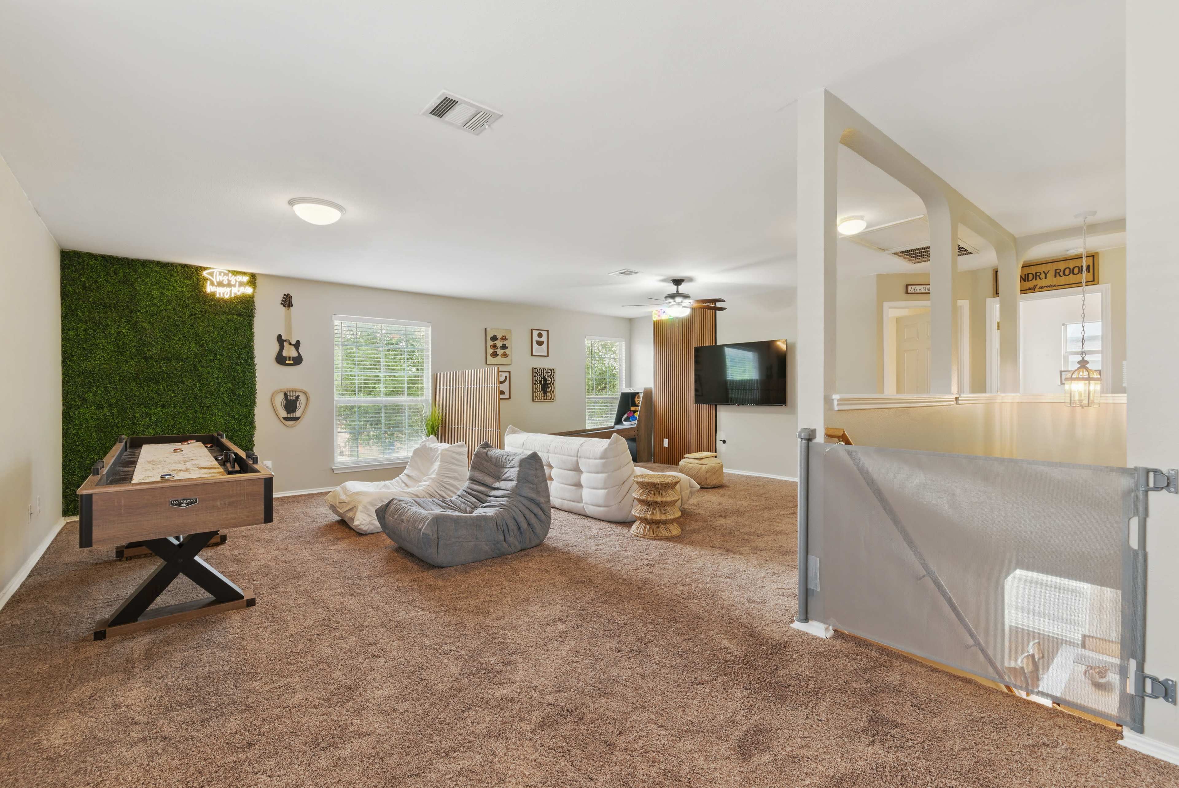 Stylish Content-Ready Space w/ Game Room + Aesthetic Interiors Image in Valley High North, san antonio, TX