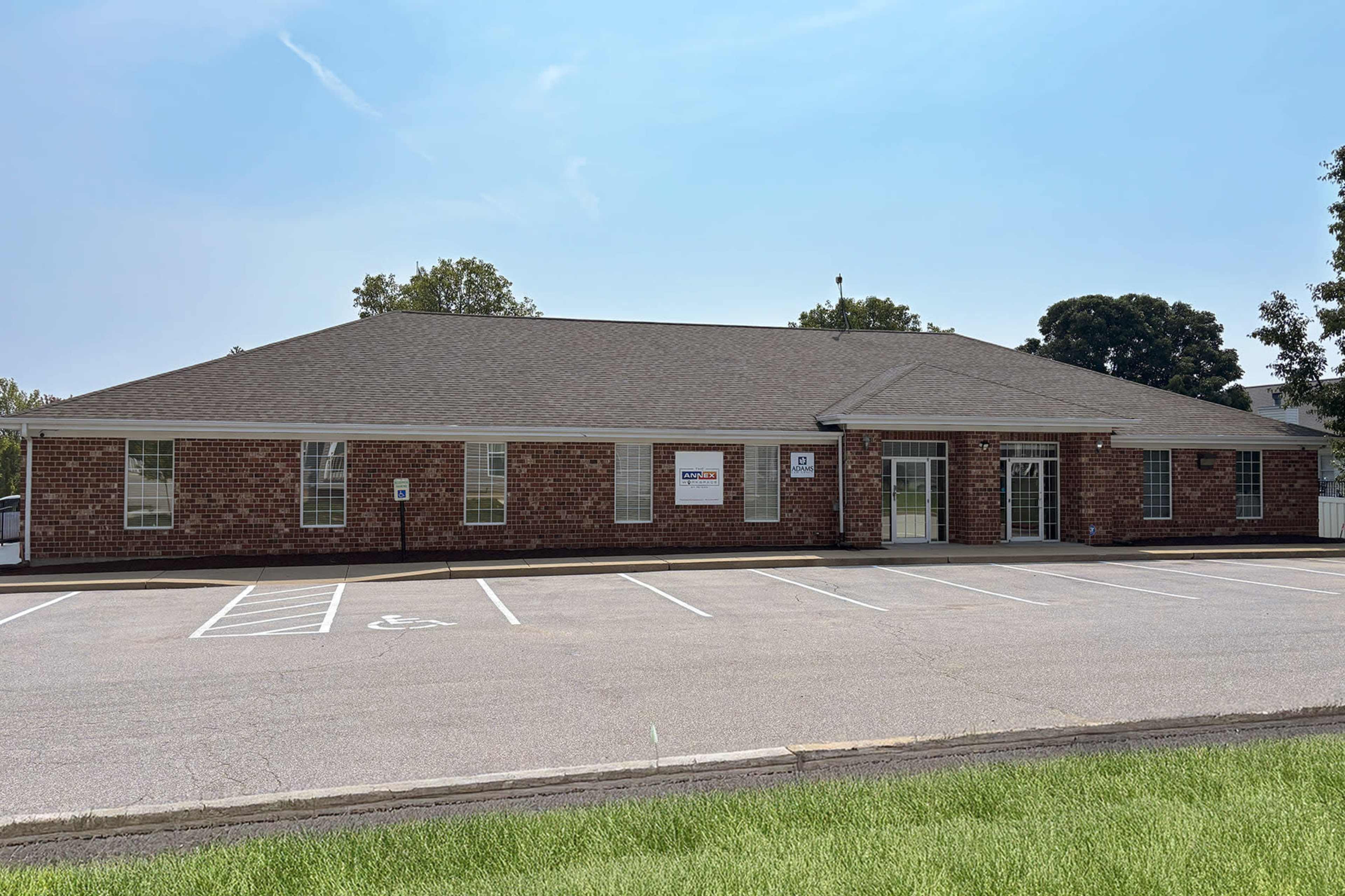 Medium-sized boardroom-style conference room in St. Peters, MO Image in O'Fallon Township, St. Peters, MO