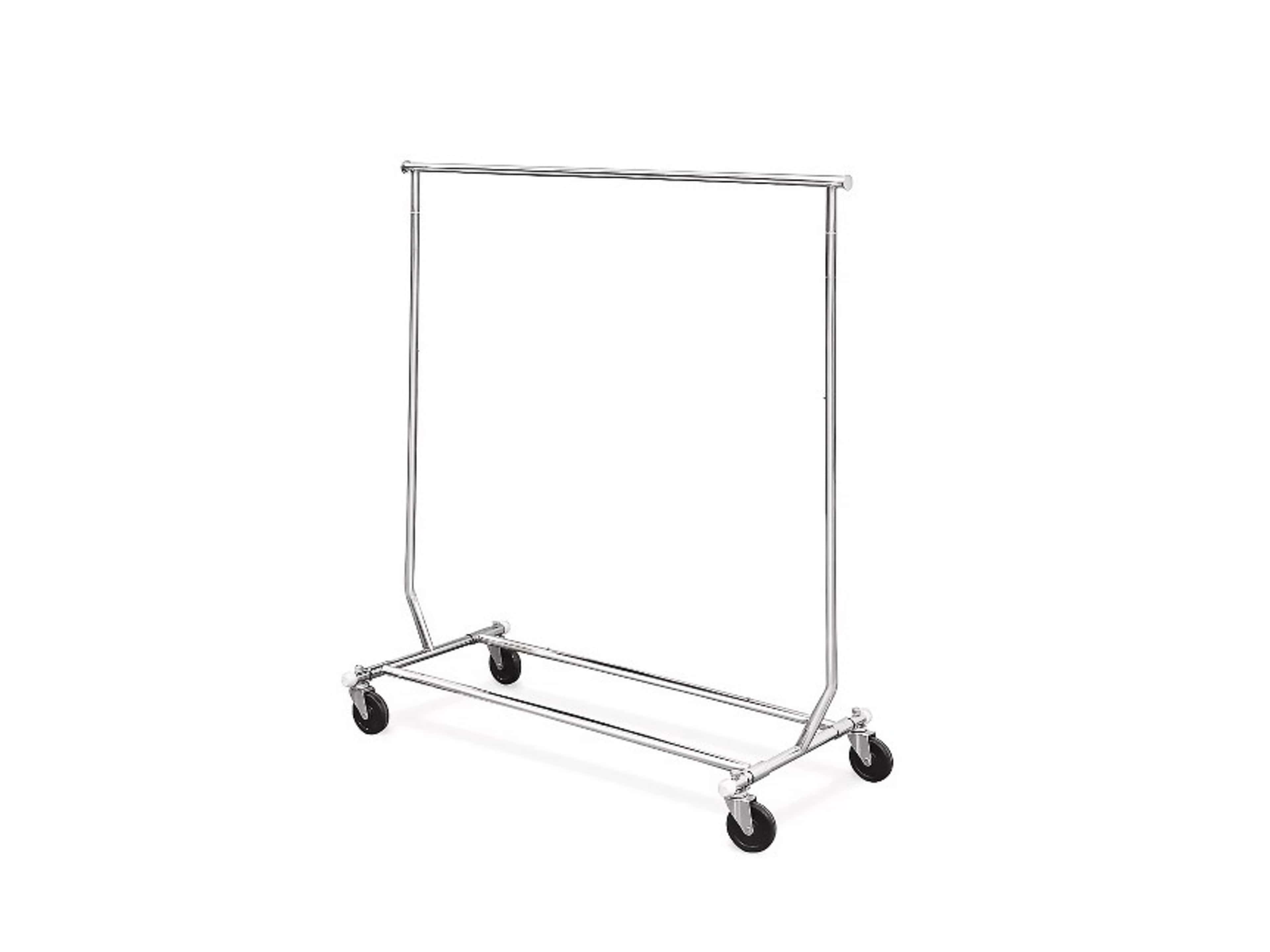 Rolling Garment Rack (Chrome)
