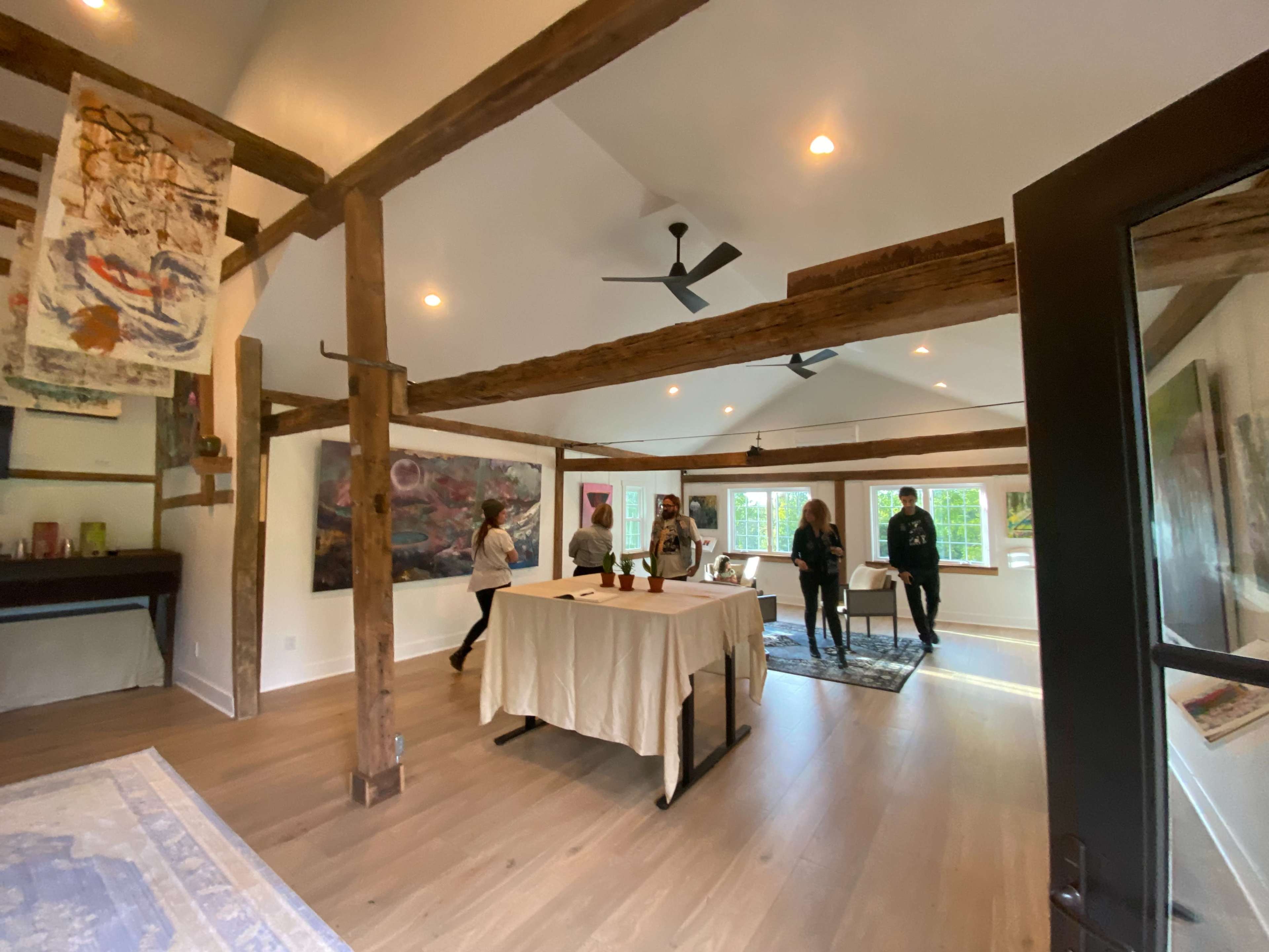 Picturesque Gallery Space in a Historic Barn Image in West Vincent Township, Chester Springs, PA