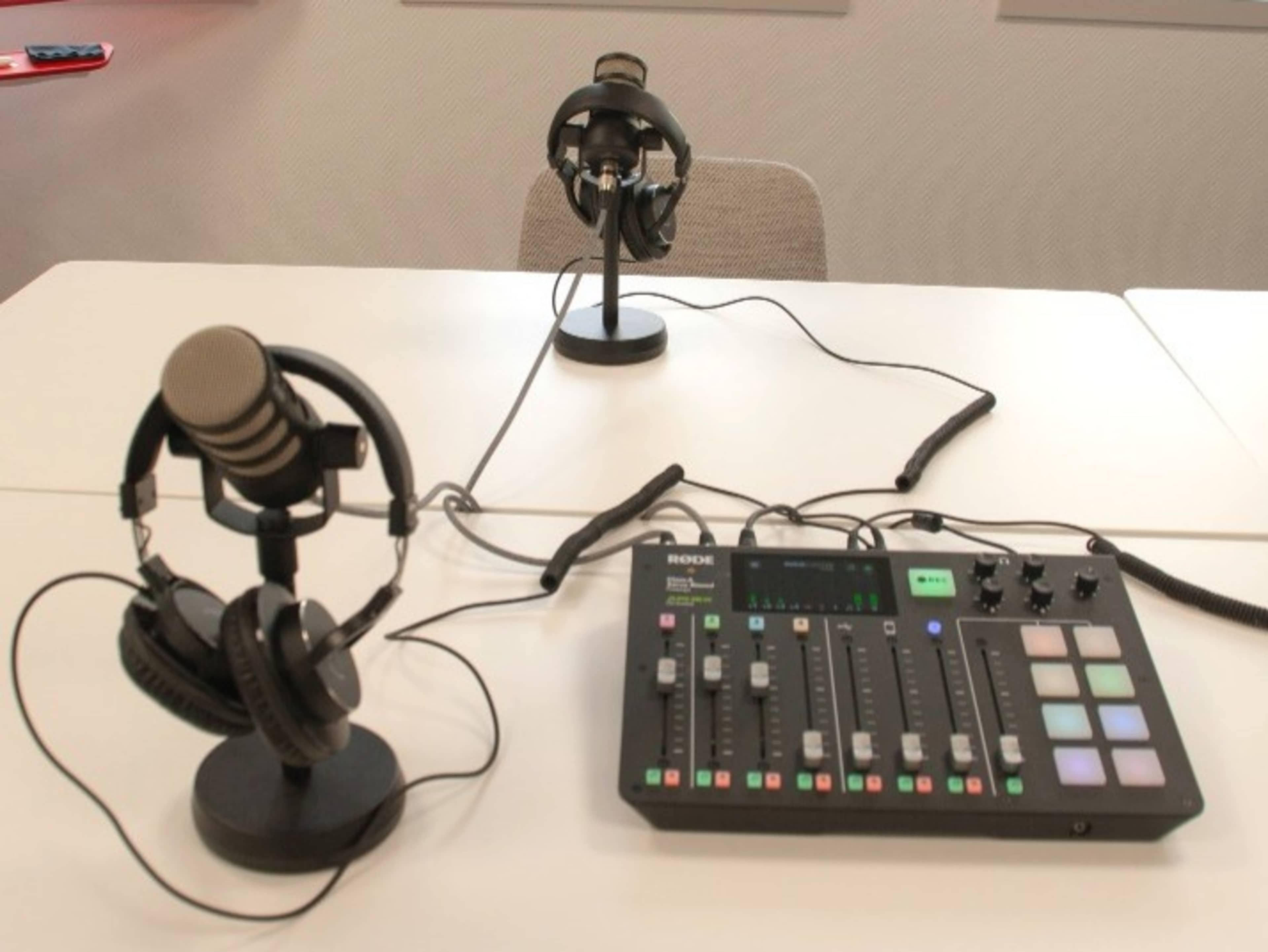 Matériel d'enregistrement podcast