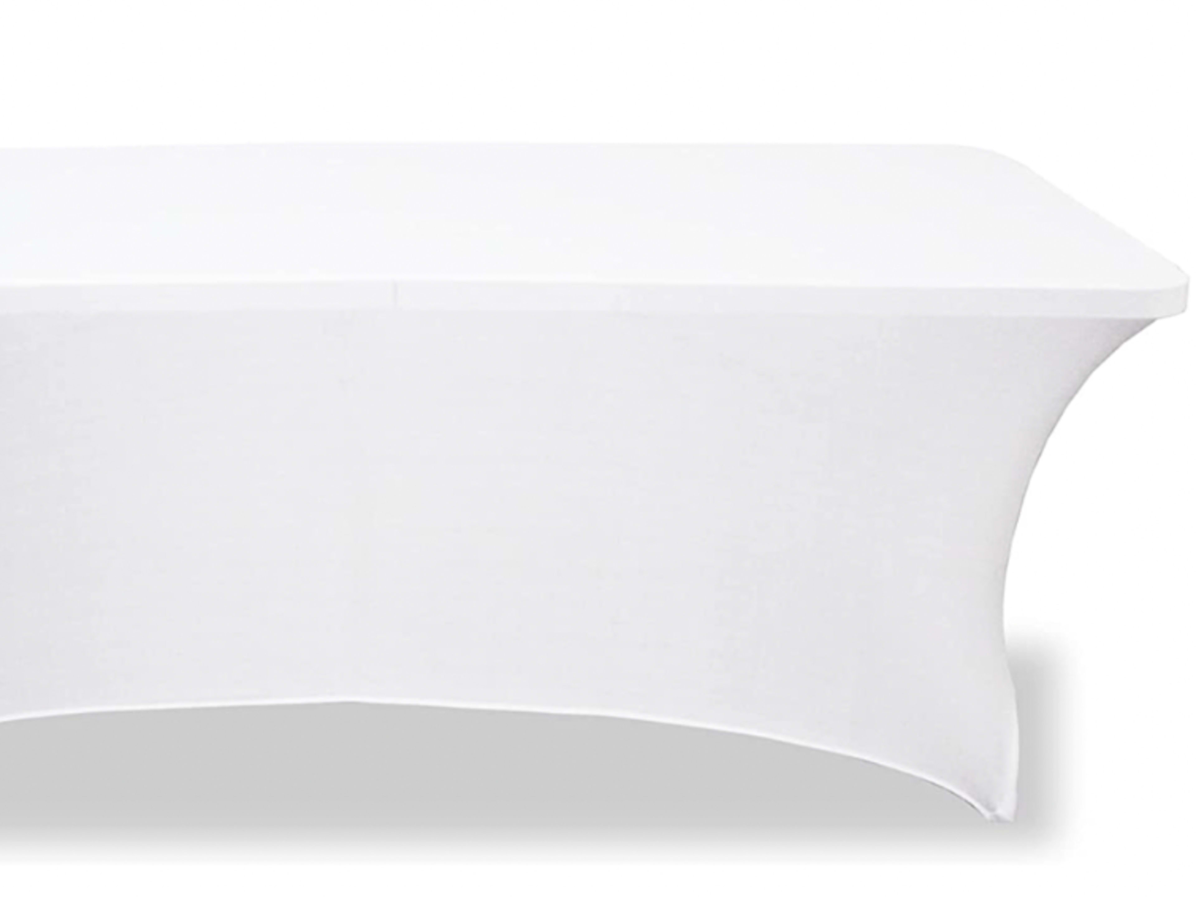 6ft White Table Linen