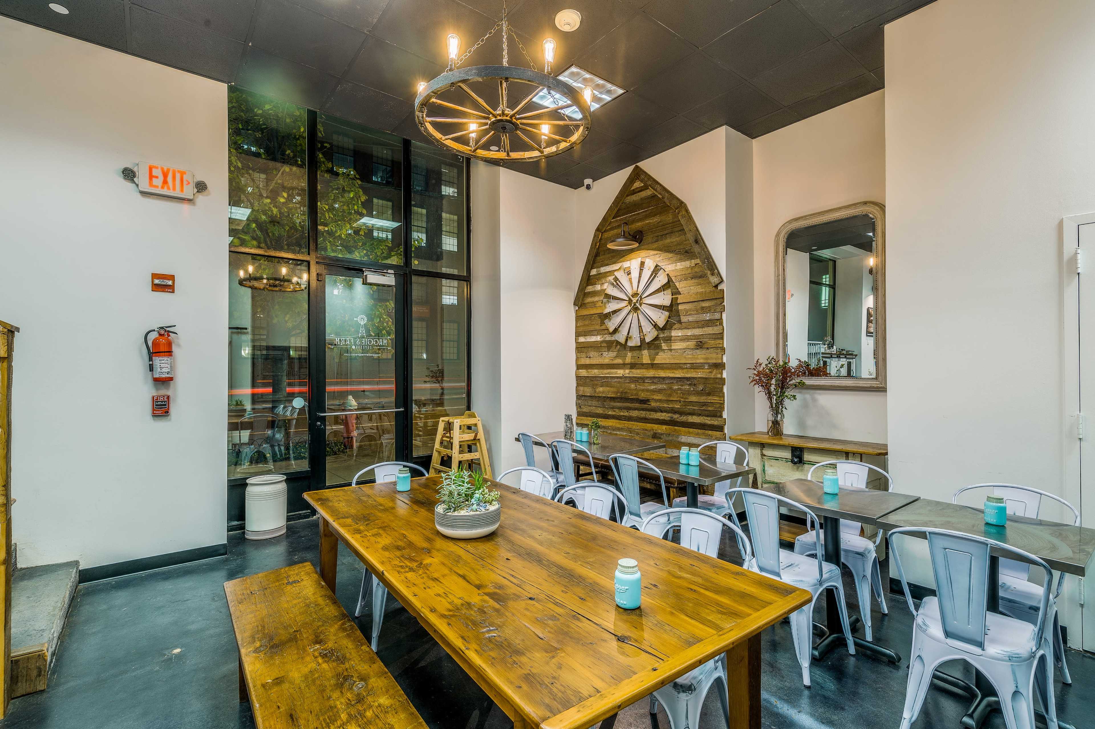 Downtown Rustic Farmhouse Cafe Image in The Waterfront, Jersey City, NJ