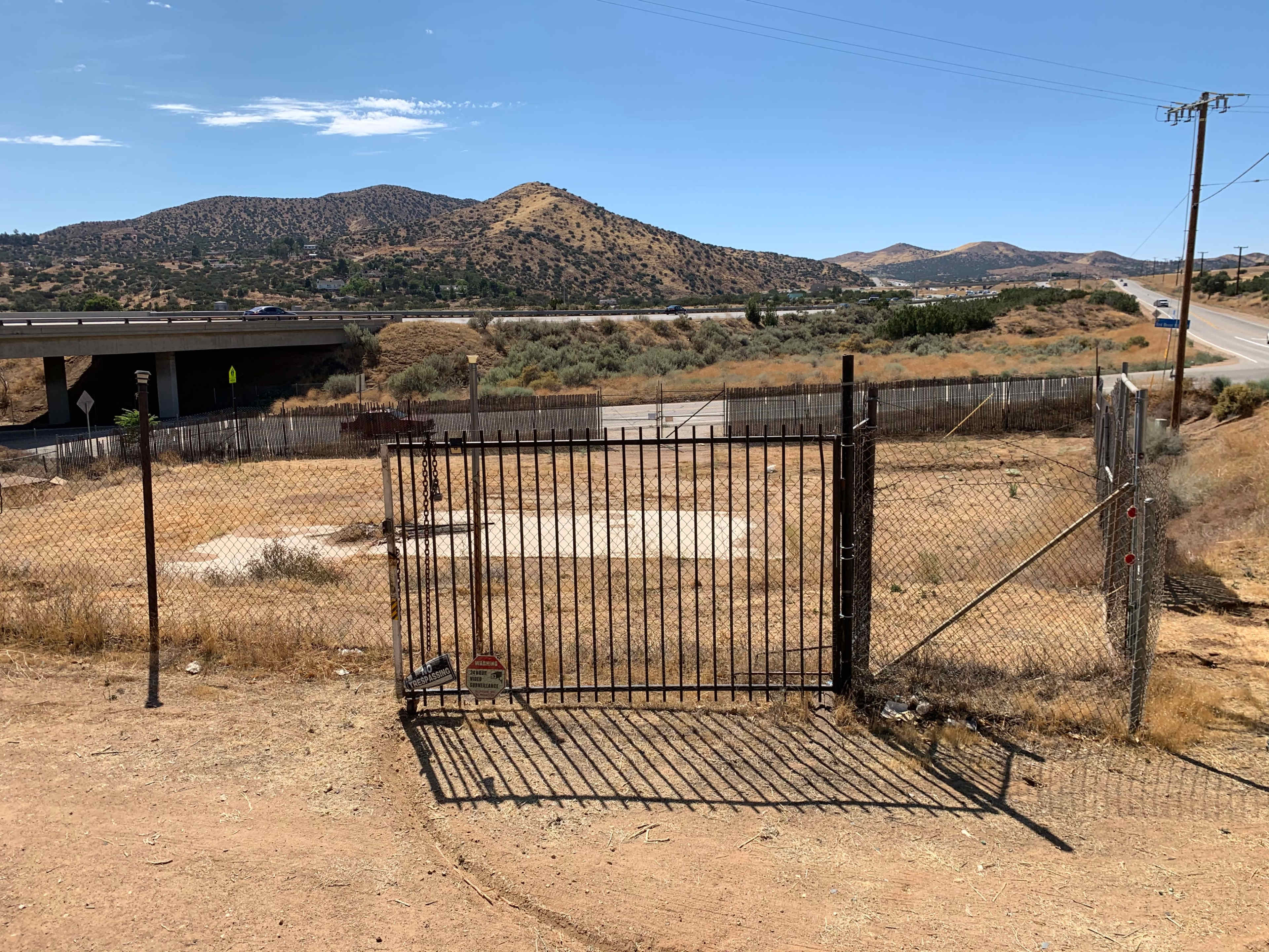 Acton, CA vacant Lot for Crew Parking, Base Camps, on M1 property Image in Acton, Acton, CA