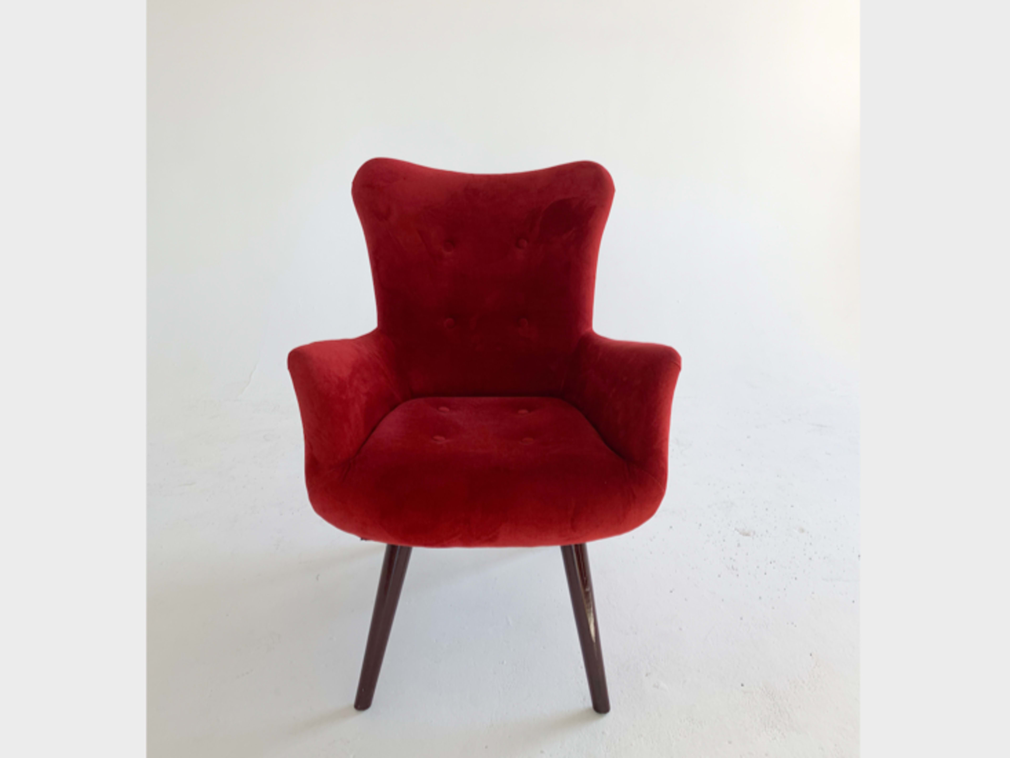 Red Velvet Chair