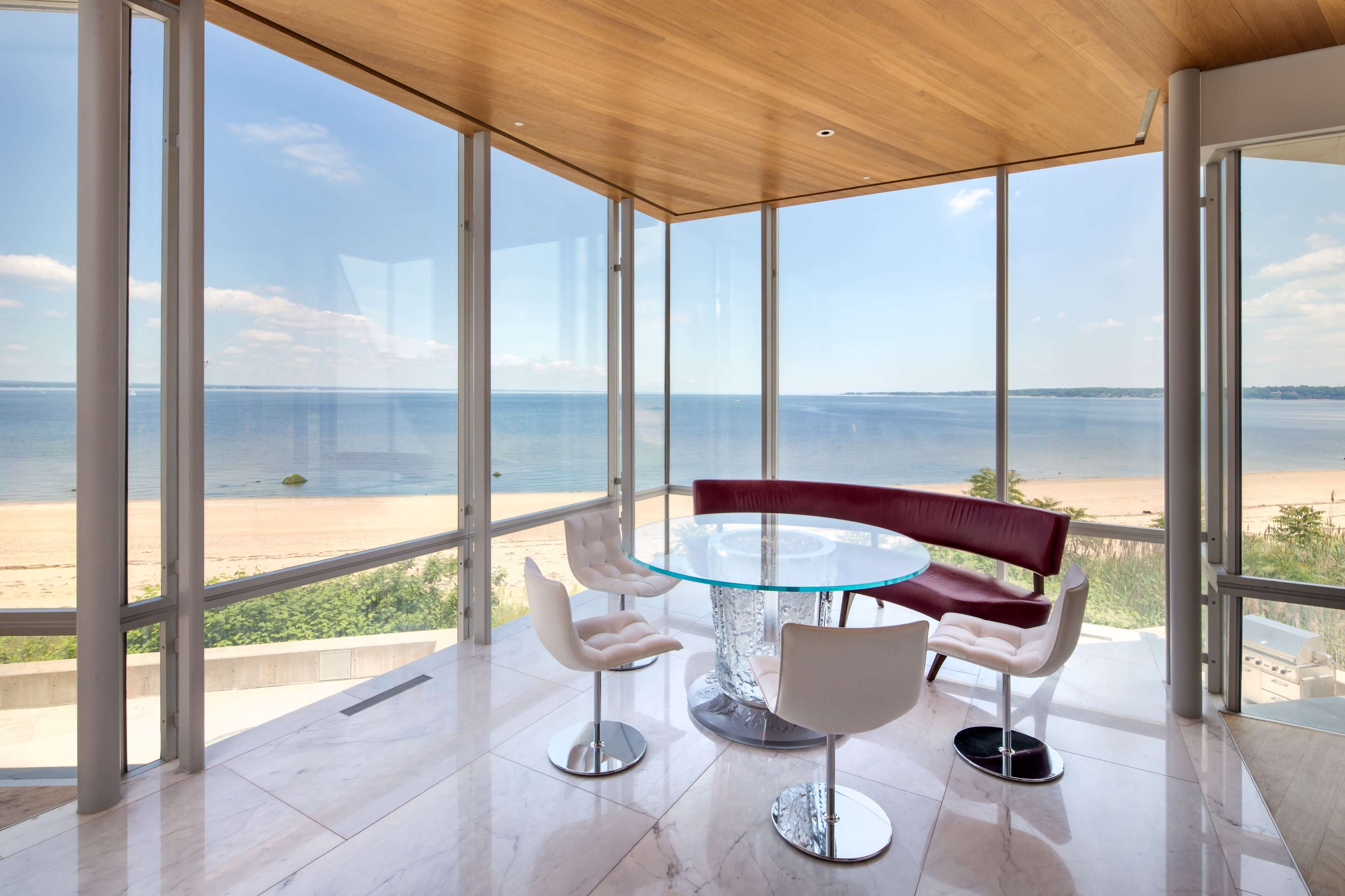 Waterfront Paradise with 300' Of Sandy Beach Image in North Hempstead, Sands Point, NY