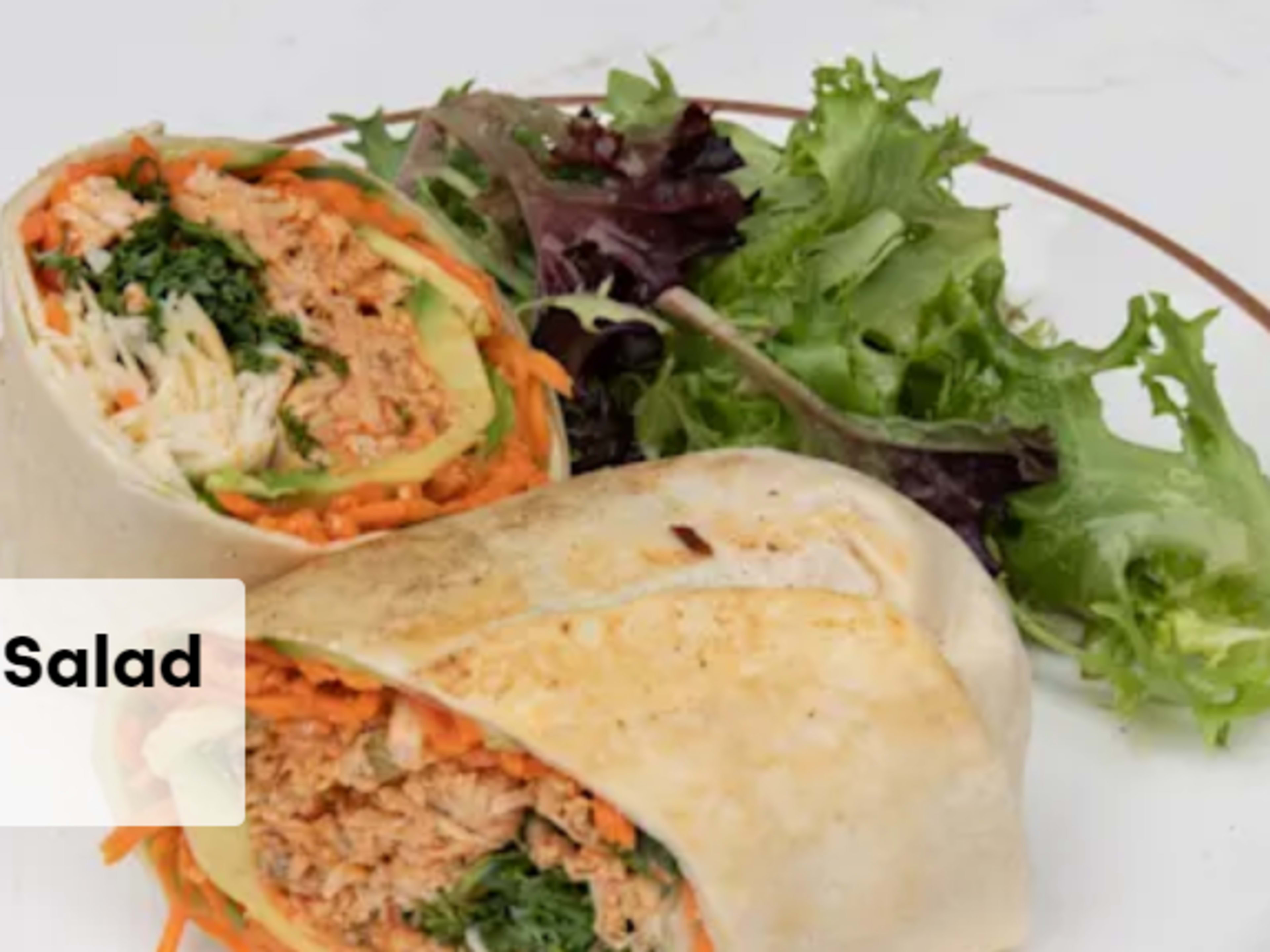 Buffalo Chicken Salad Wrap