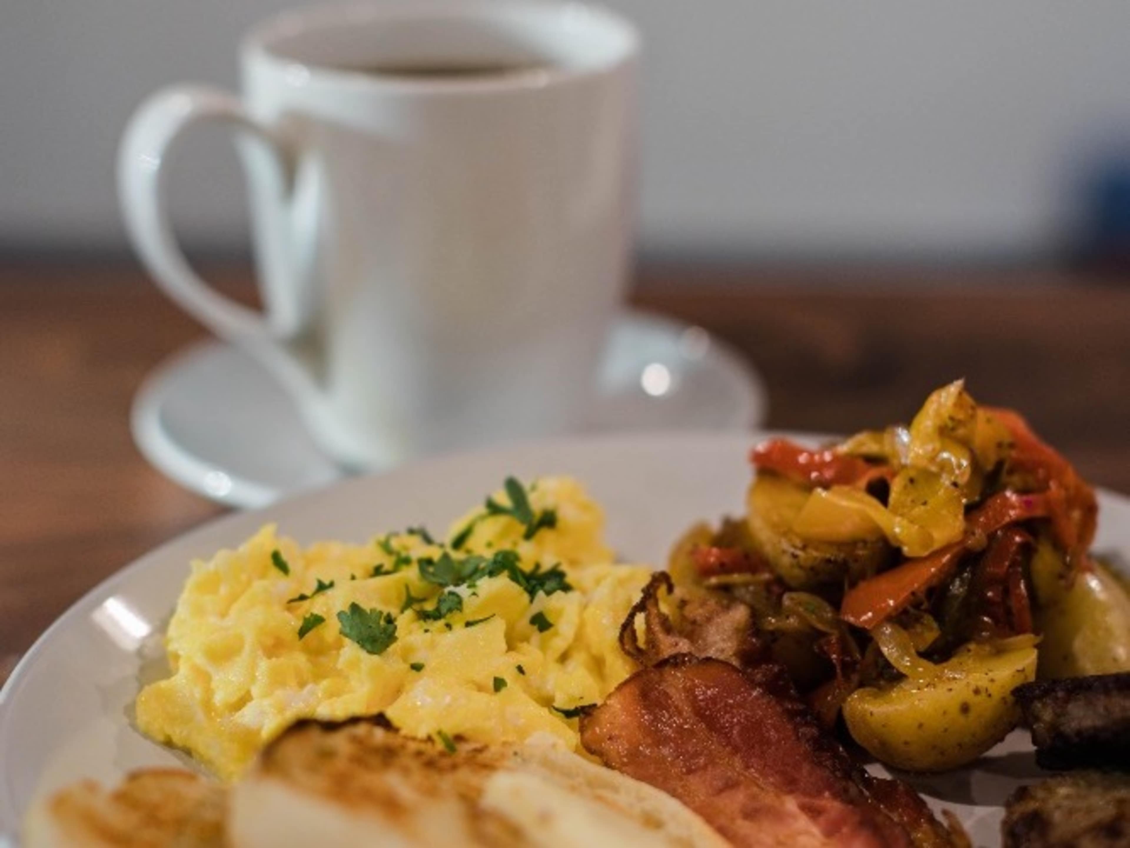 Hot, Plated Gourmet Breakfast