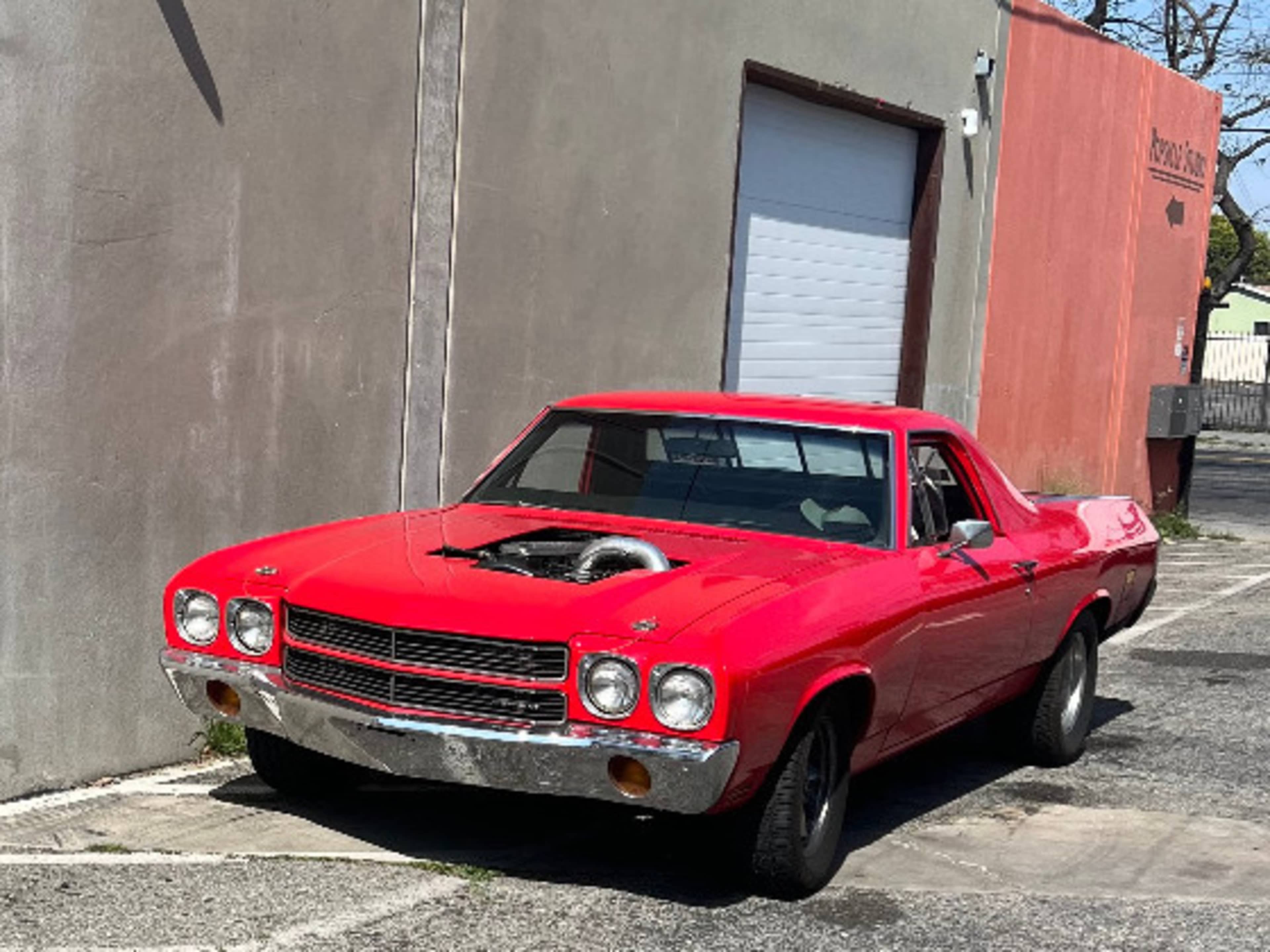 Vintage Red Pick Up