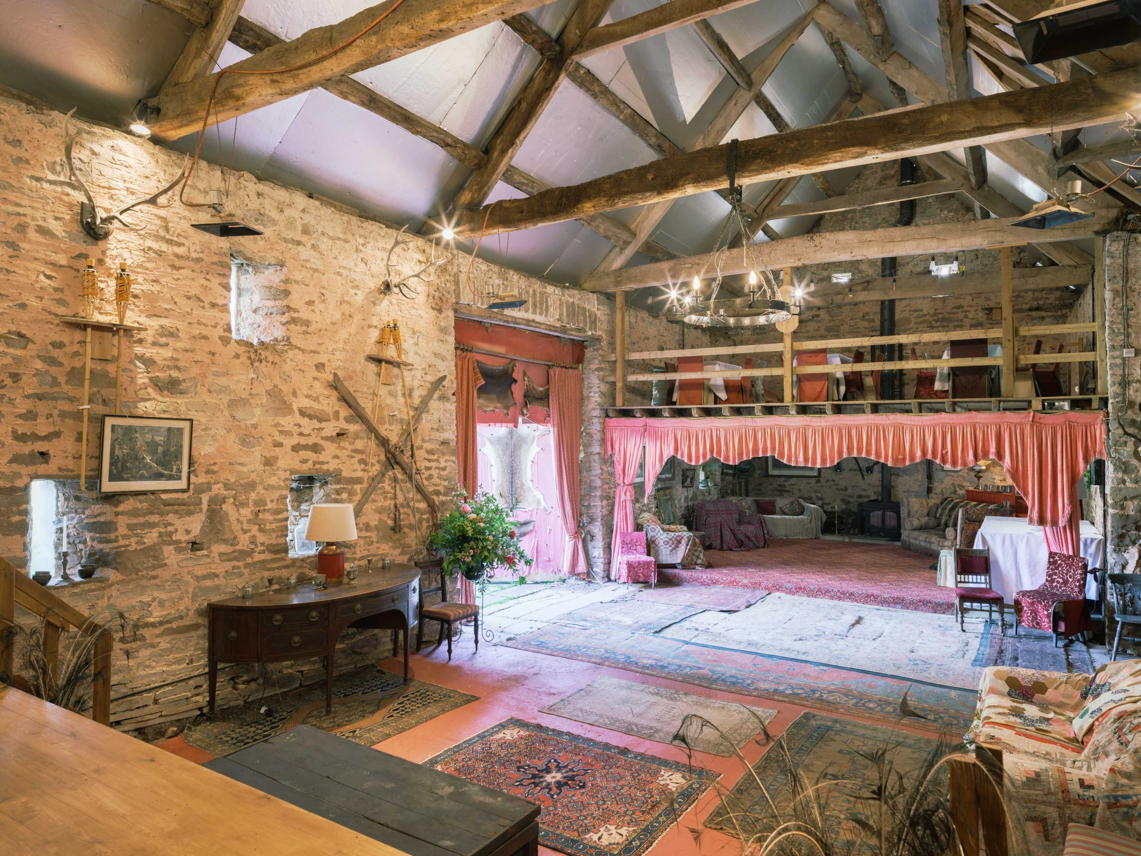 Country House with Party Barn and Rustic Outbuildings Image in Welsh Newton, Welsh Newton, Monmouth, ENG