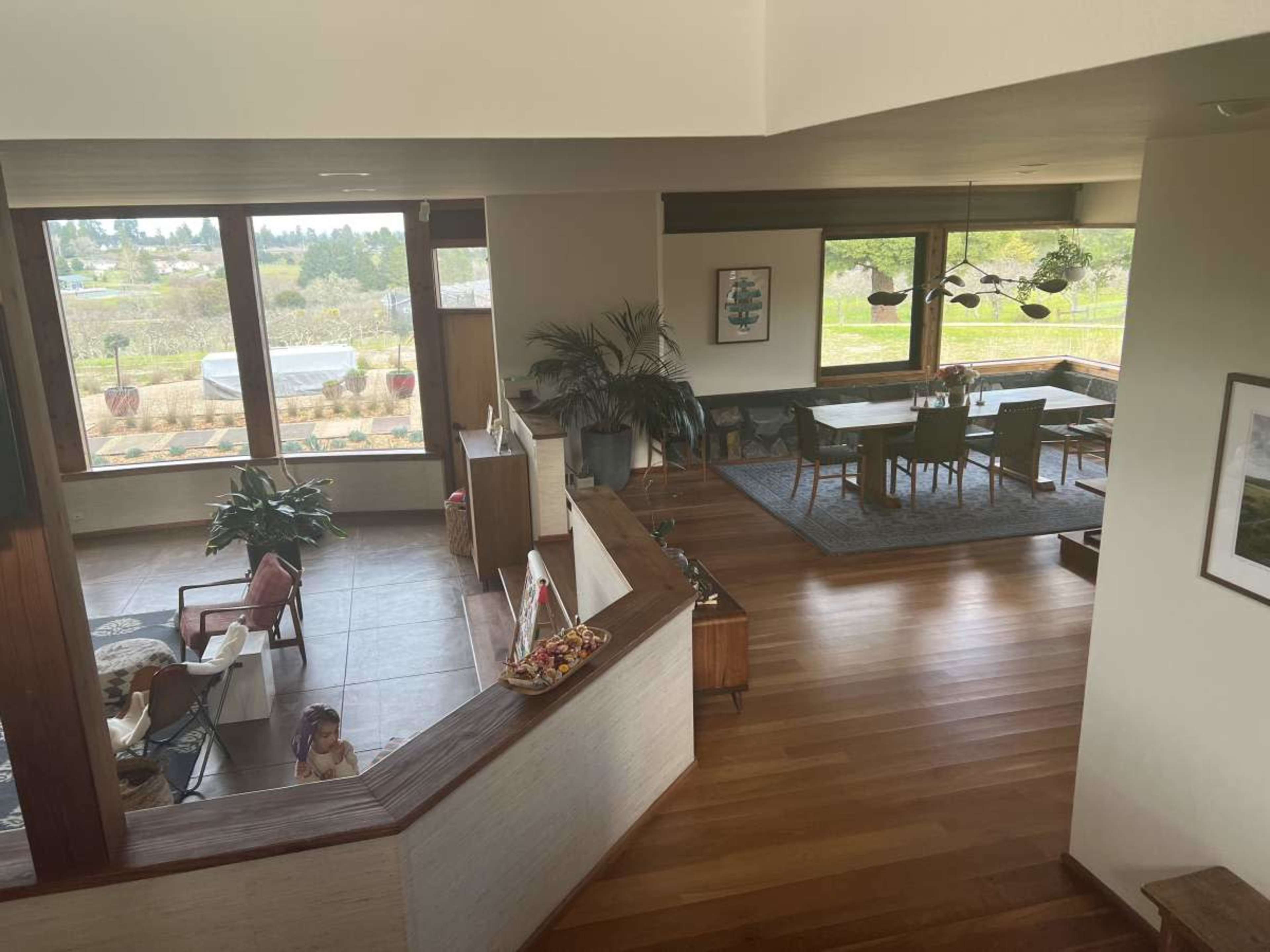 Modern multi-story home on orchard with spectacular views Image in , Sebastopol, CA