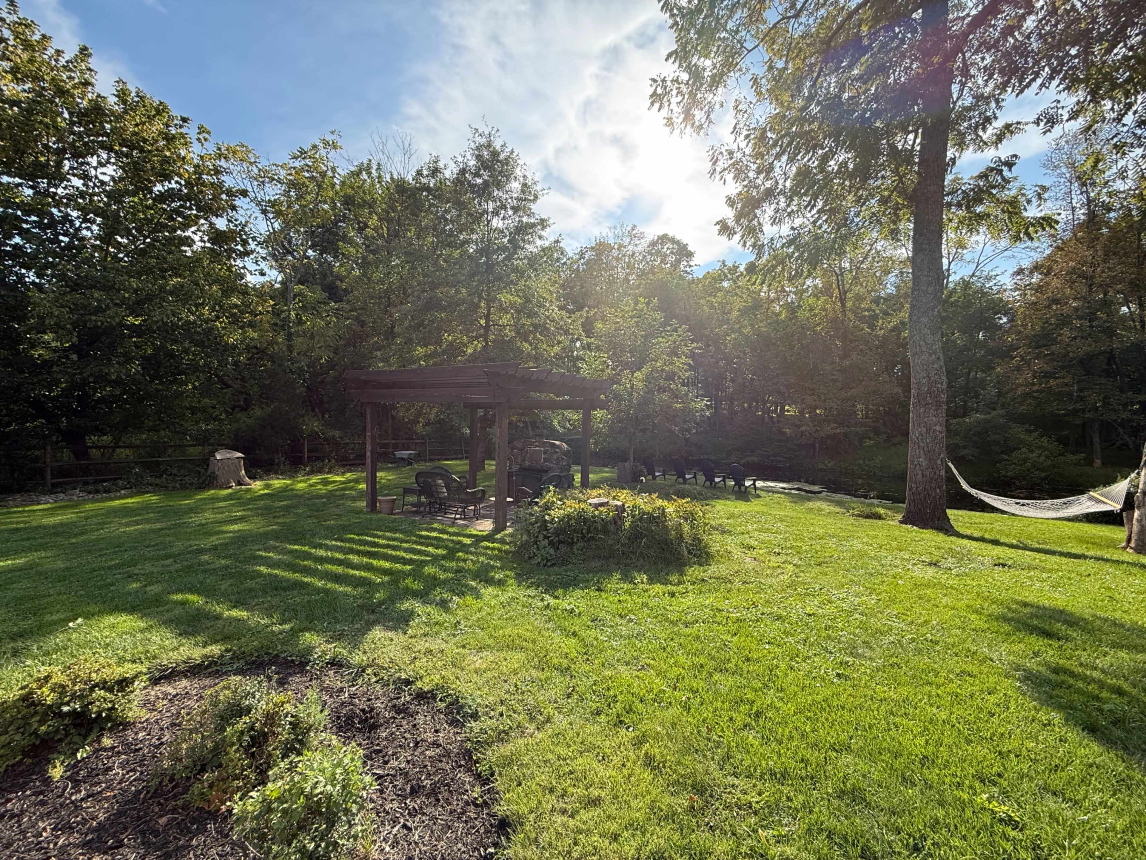 Dreamy Backyard with Pool and Water Views Image in Wycombe, Furlong, PA