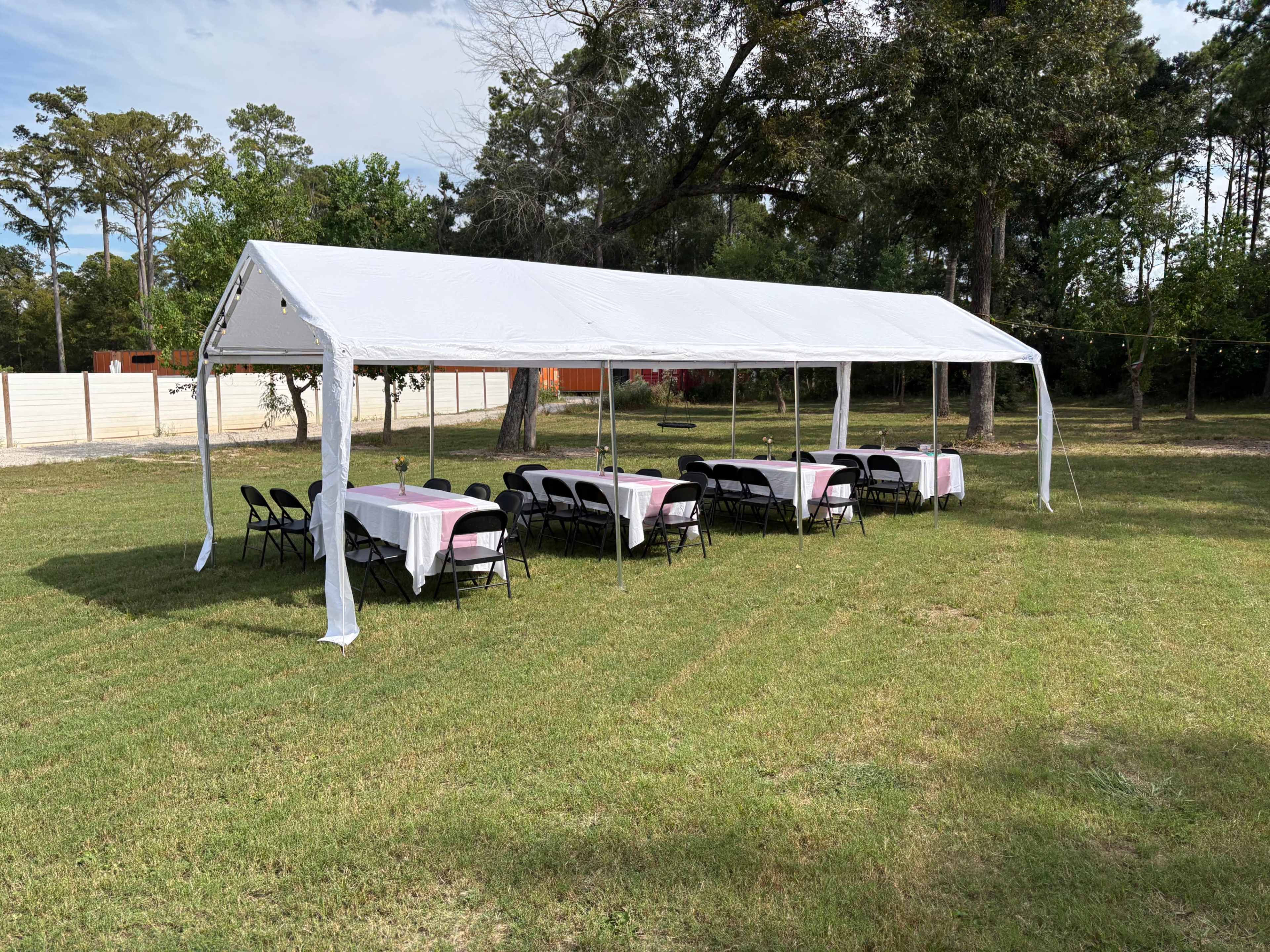 backyard at Pineda's house Image in Spring, Spring, TX