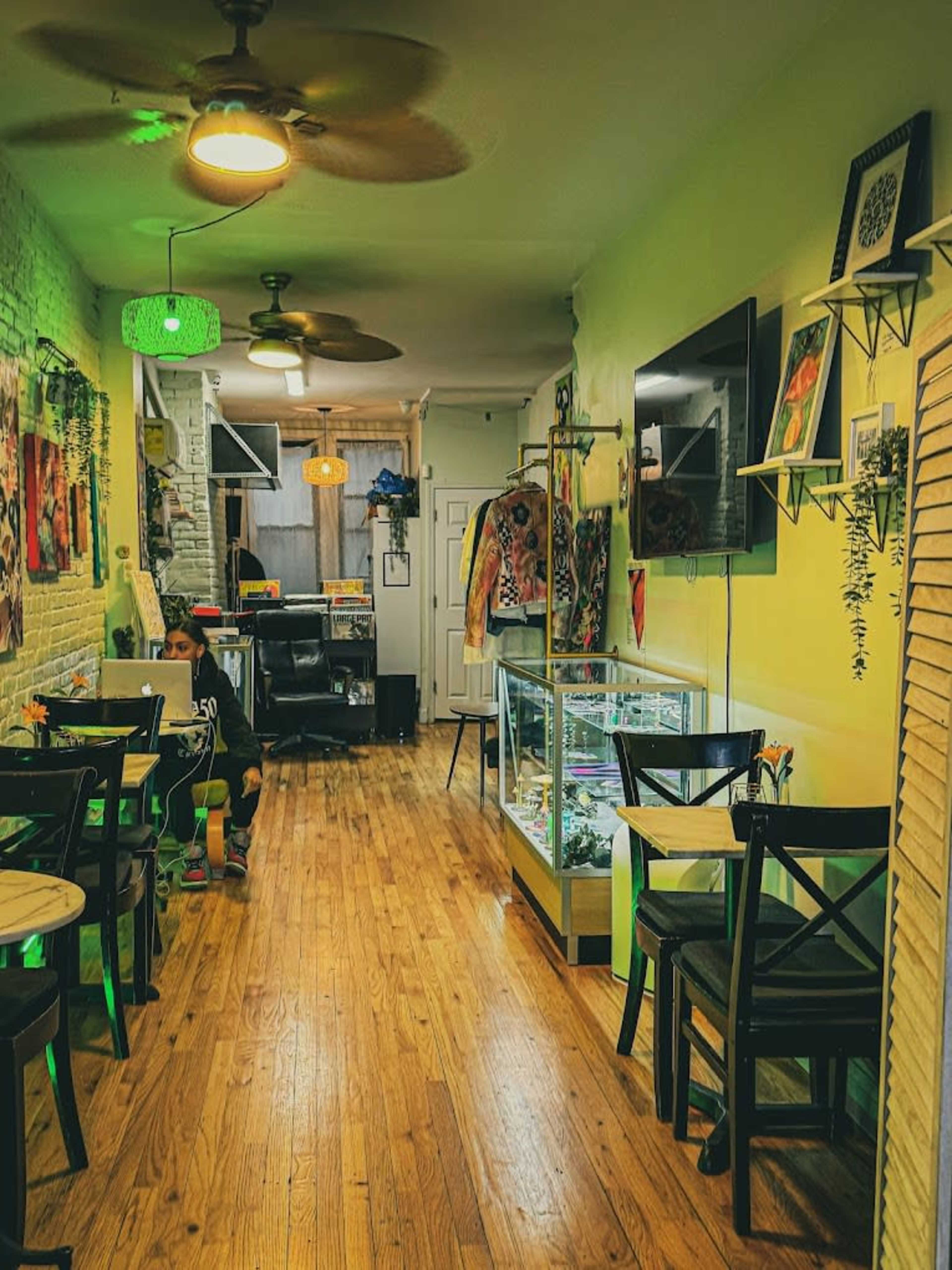 Vibrant and Eclectic Lower East Side Cafe Image in East Village, New York, NY