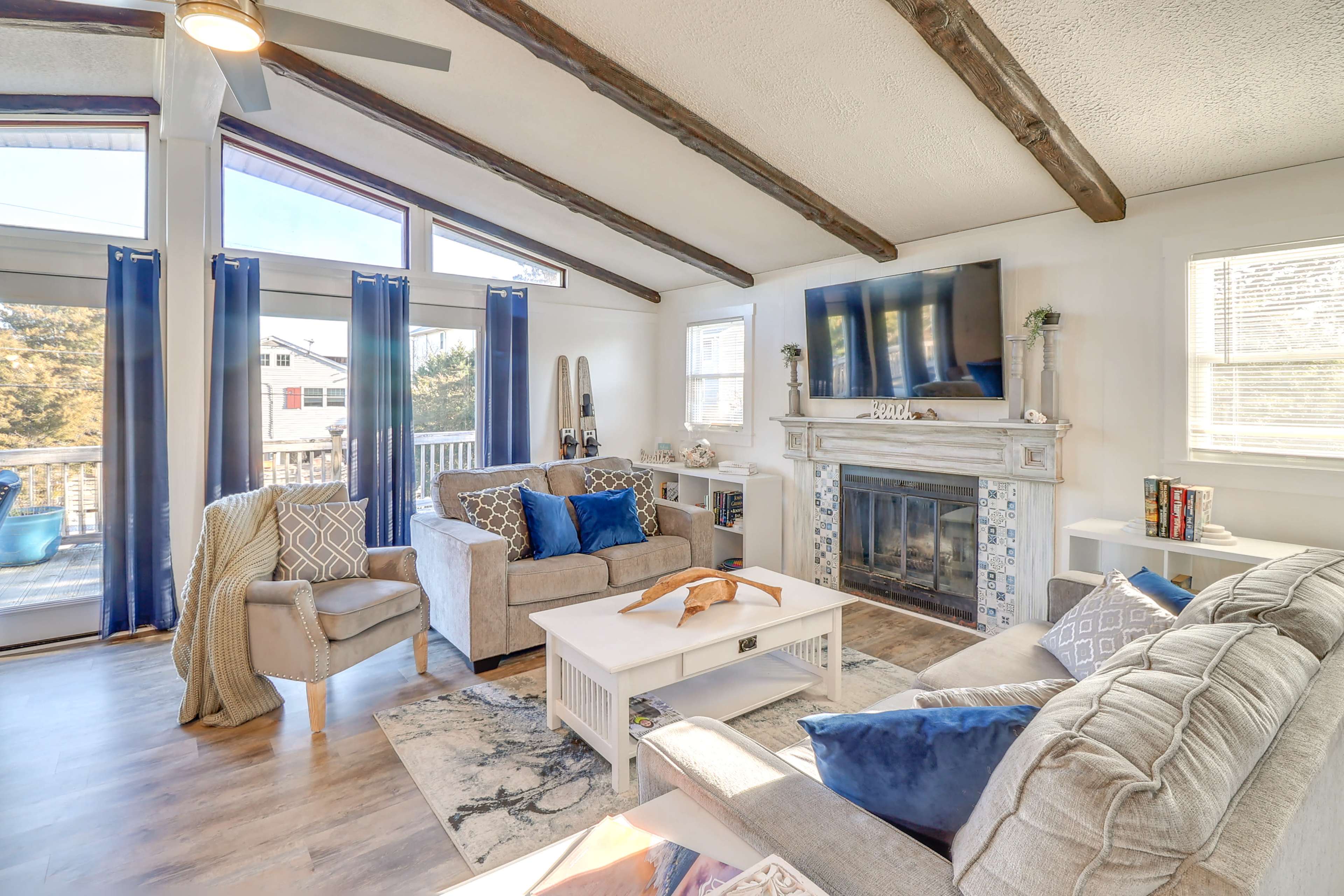 Versatile 4-Bedroom Beach House – on Private Beach Image in Broadkill Beach, Milton, DE