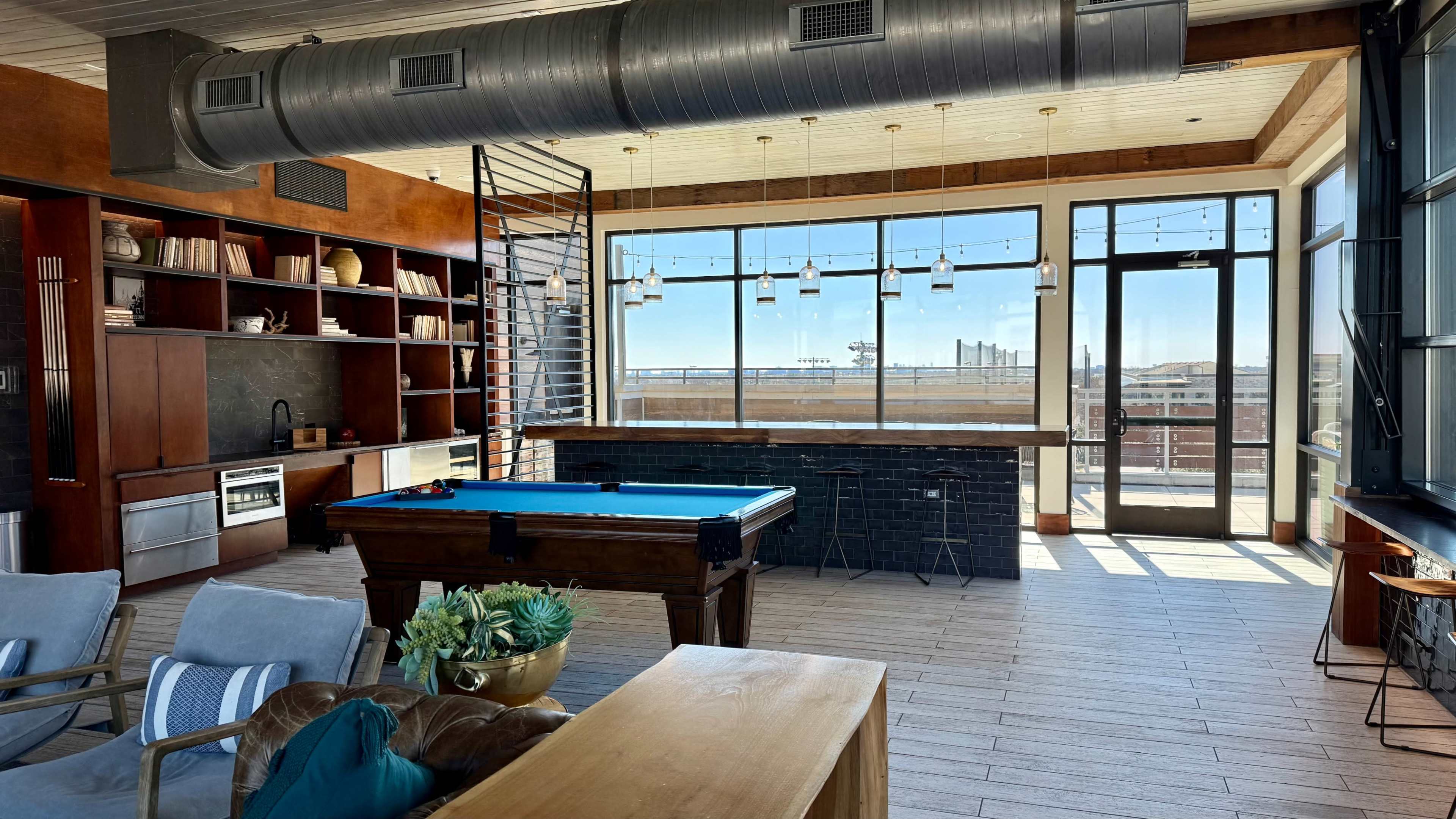Interior Rooftop Lounge with Exterior Terrace Perfect for your Next Gathering Image in Carrollton, Carrollton, TX