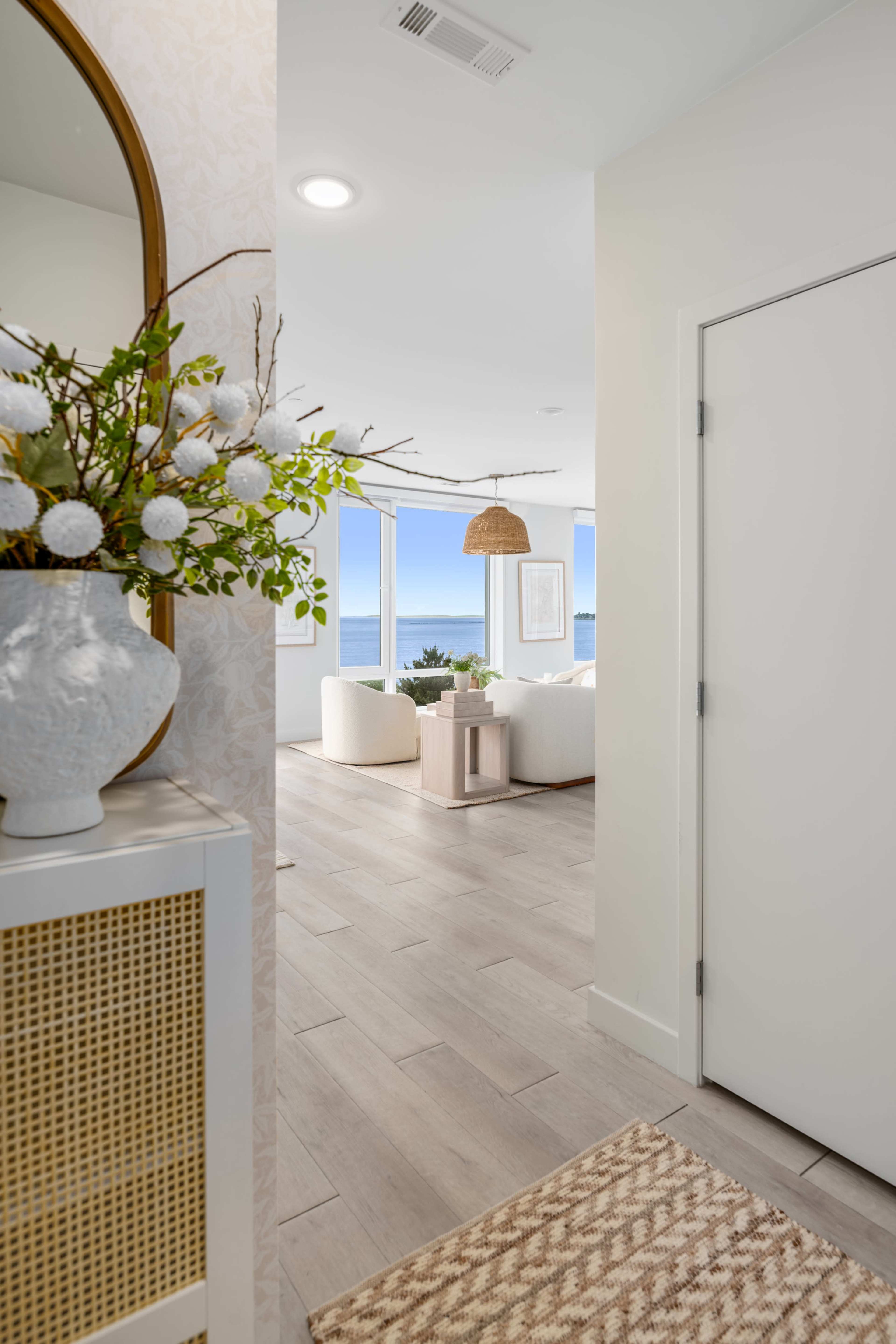 Luxury Oceanside Apartment with Panoramic Views | Perfect for Photoshoots | Designer-Curated Image in Revere, Revere, MA