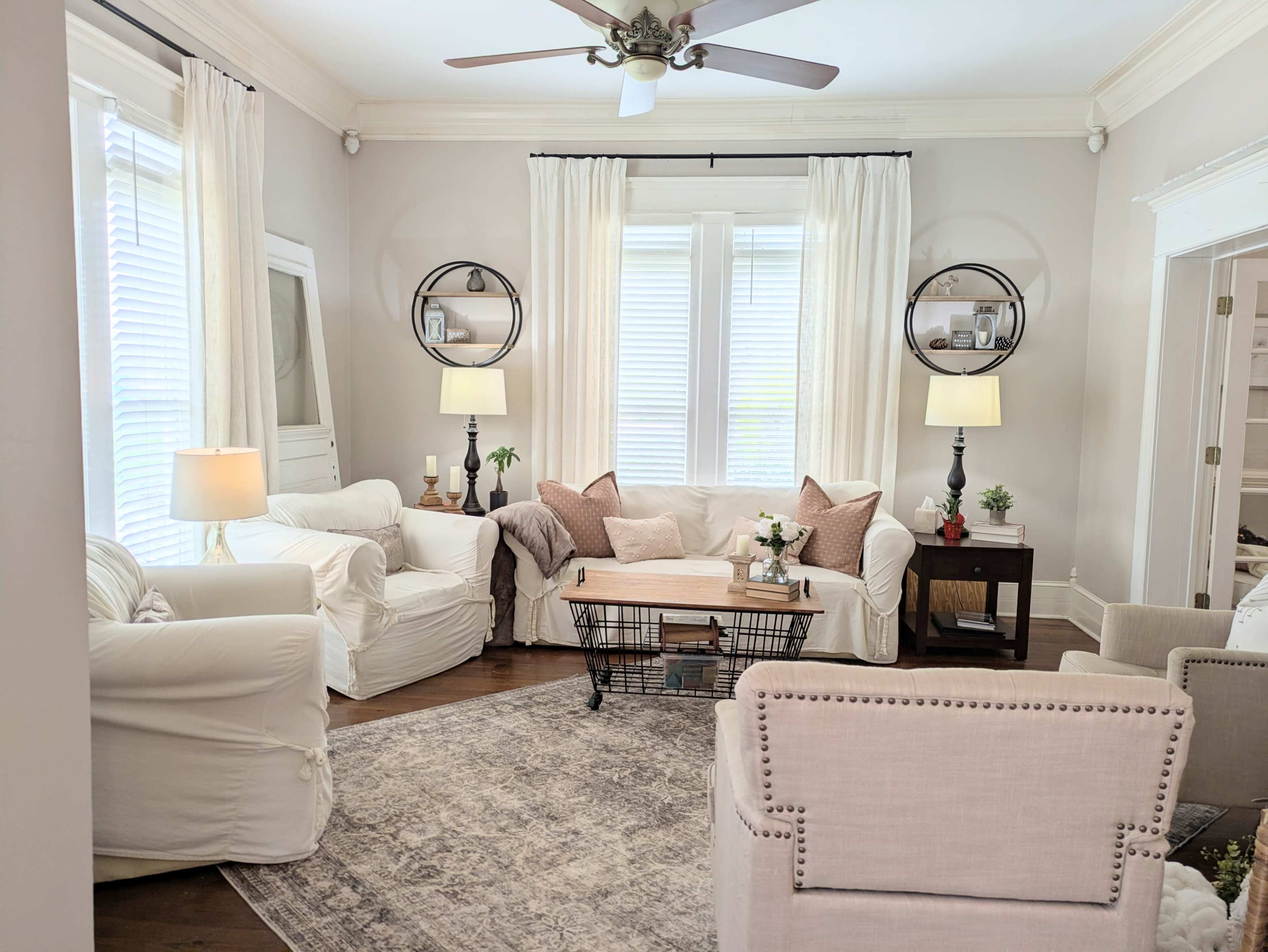Boutique Farmhouse Retreat + Firepit Courtyard + Lighted Balcony Image in Winder, WINDER, GA