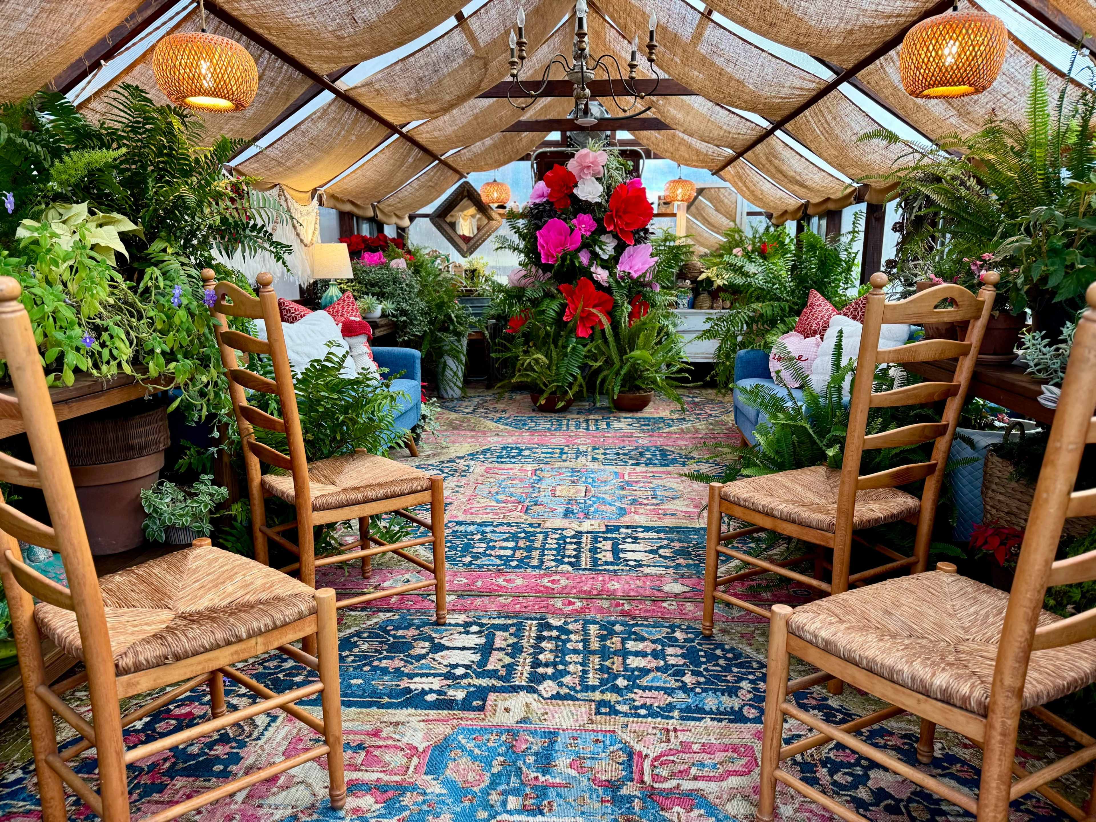 Valentine Elopement on 12 scenic acres in custom greenhouse Image in Mount Pleasant Township, Belton, MO