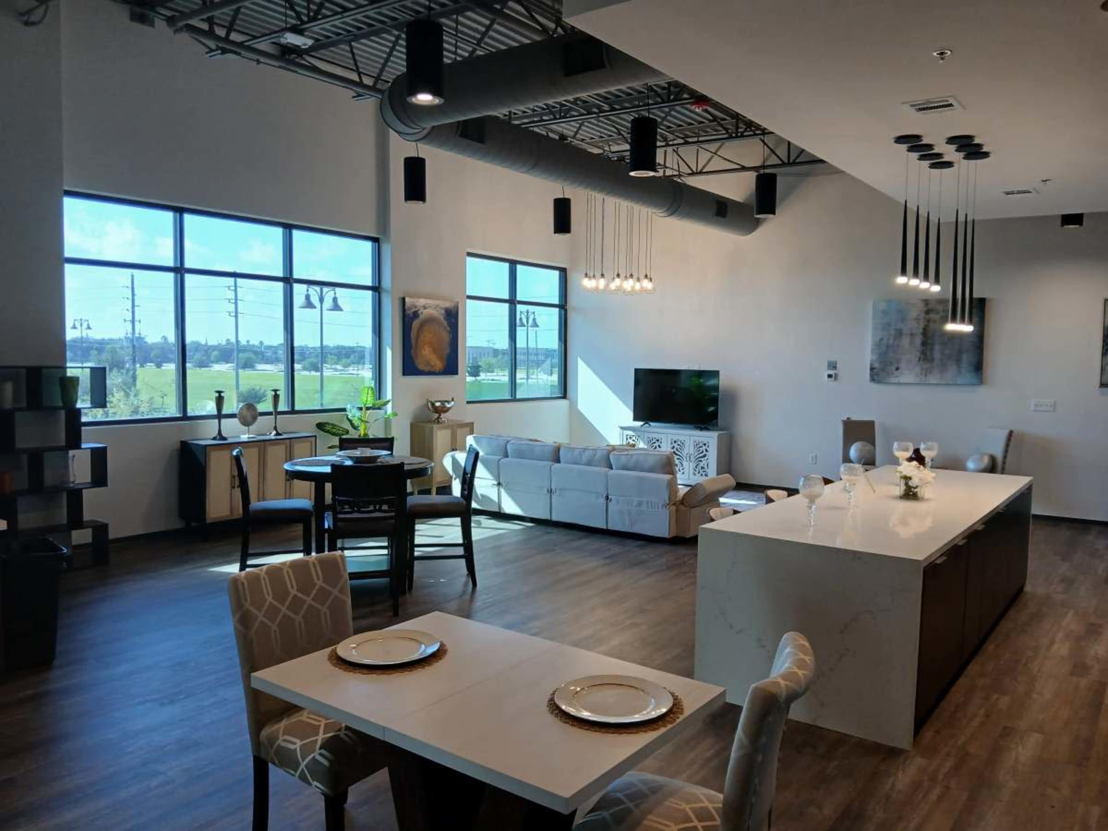 Airy Meeting and Conference Rooms, with Natural Lighting and Balcony Access Image in Telfair, Sugar Land, TX