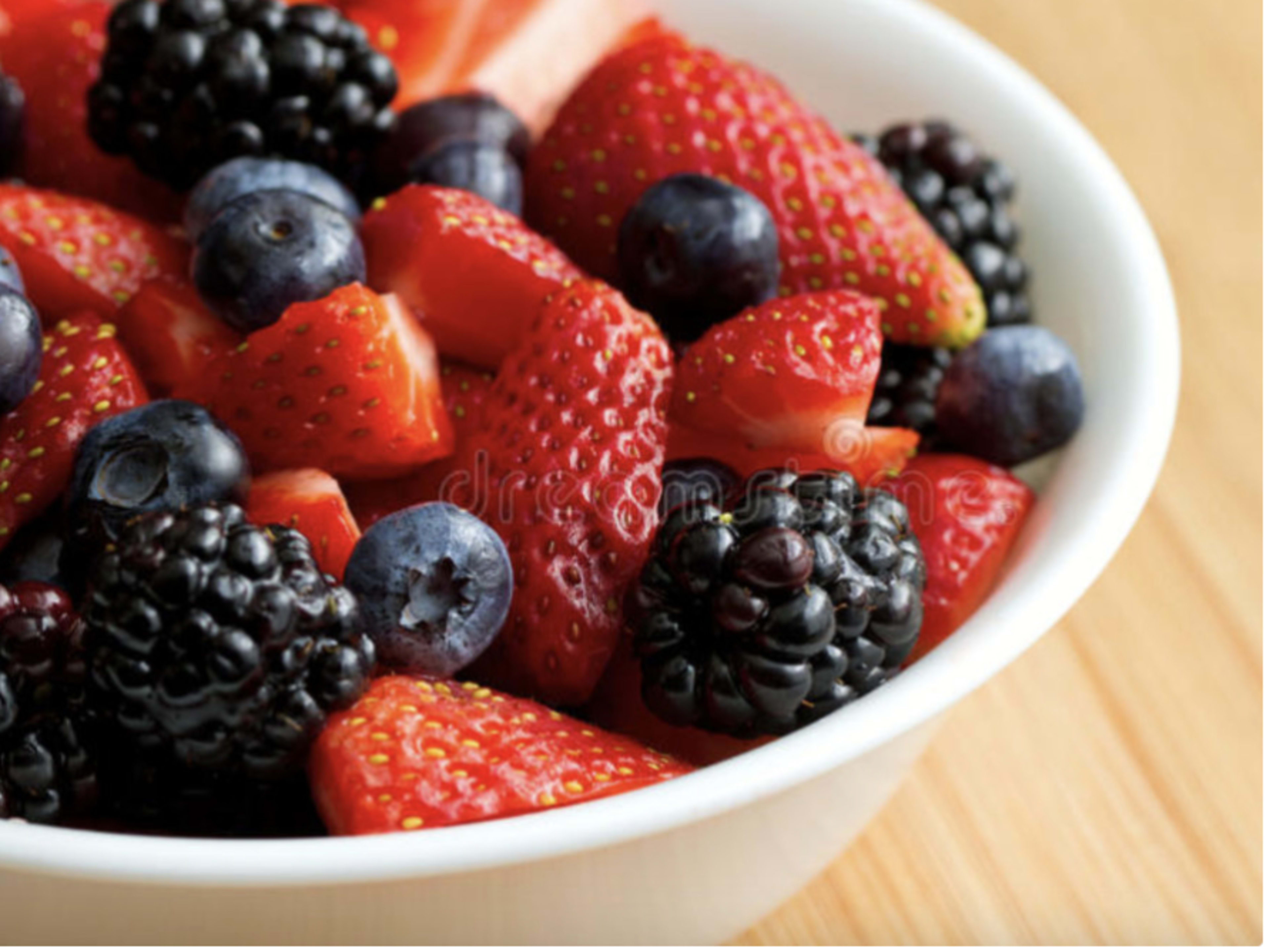 Assorted fresh Bowl of Berries