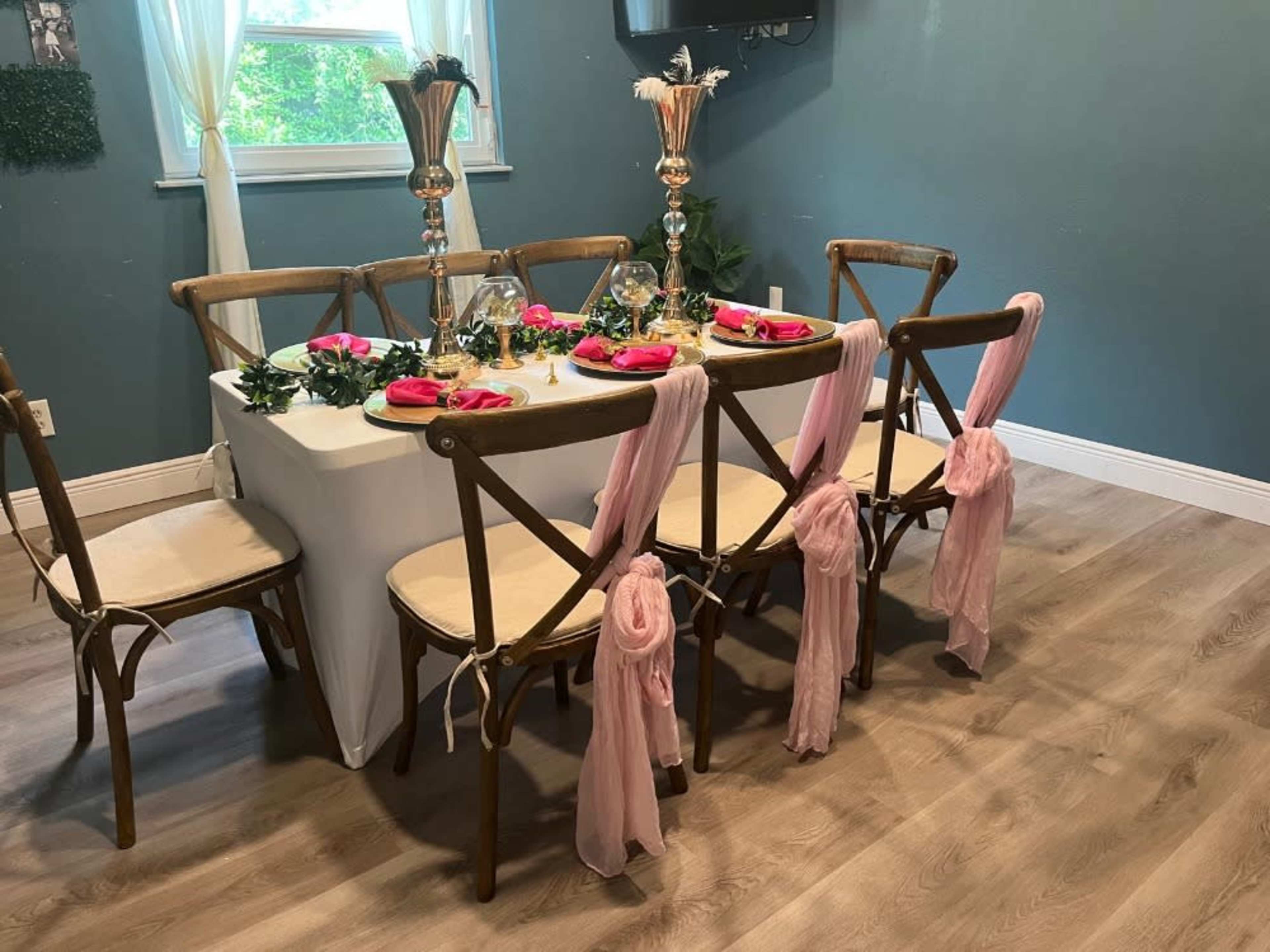 Table Cloths for Rent Separately 