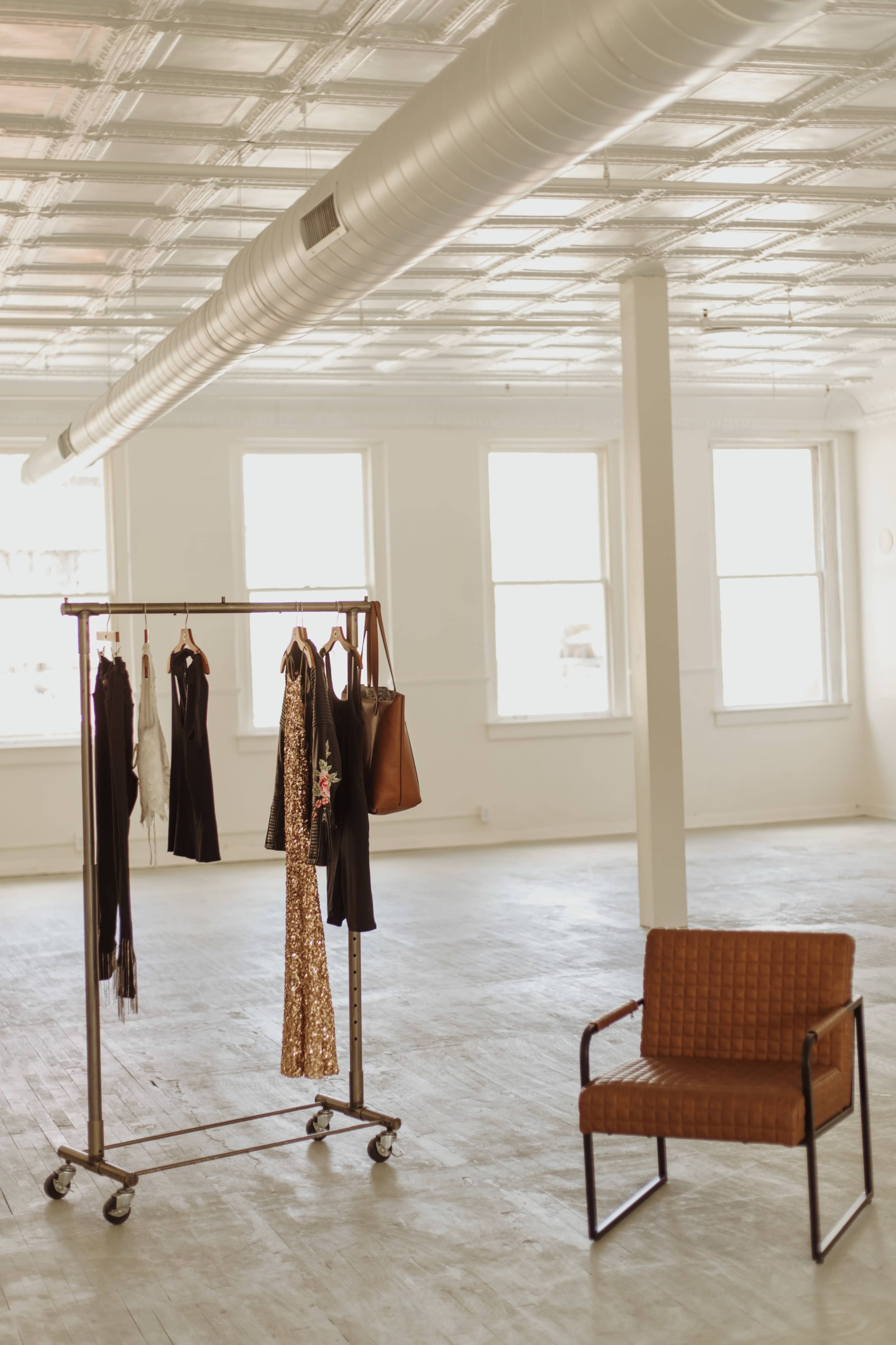 Heart of downtown Jamestown natural lighting white industrial studio Image in Jamestown, Jamestown, NY