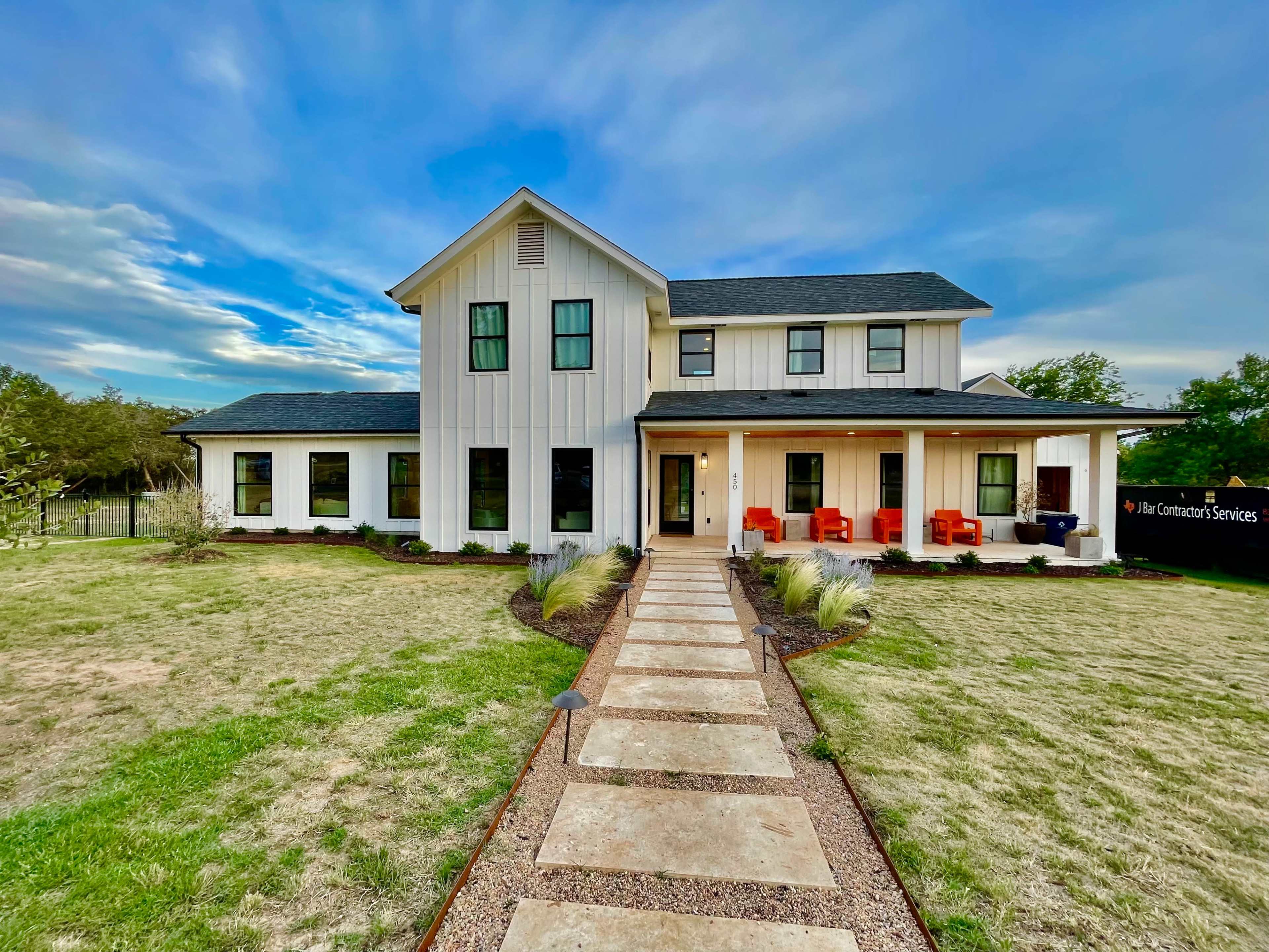 Modern Farmhouse with Natural Light and Turfed Yard Image in Dripping Springs, Dripping springs, TX