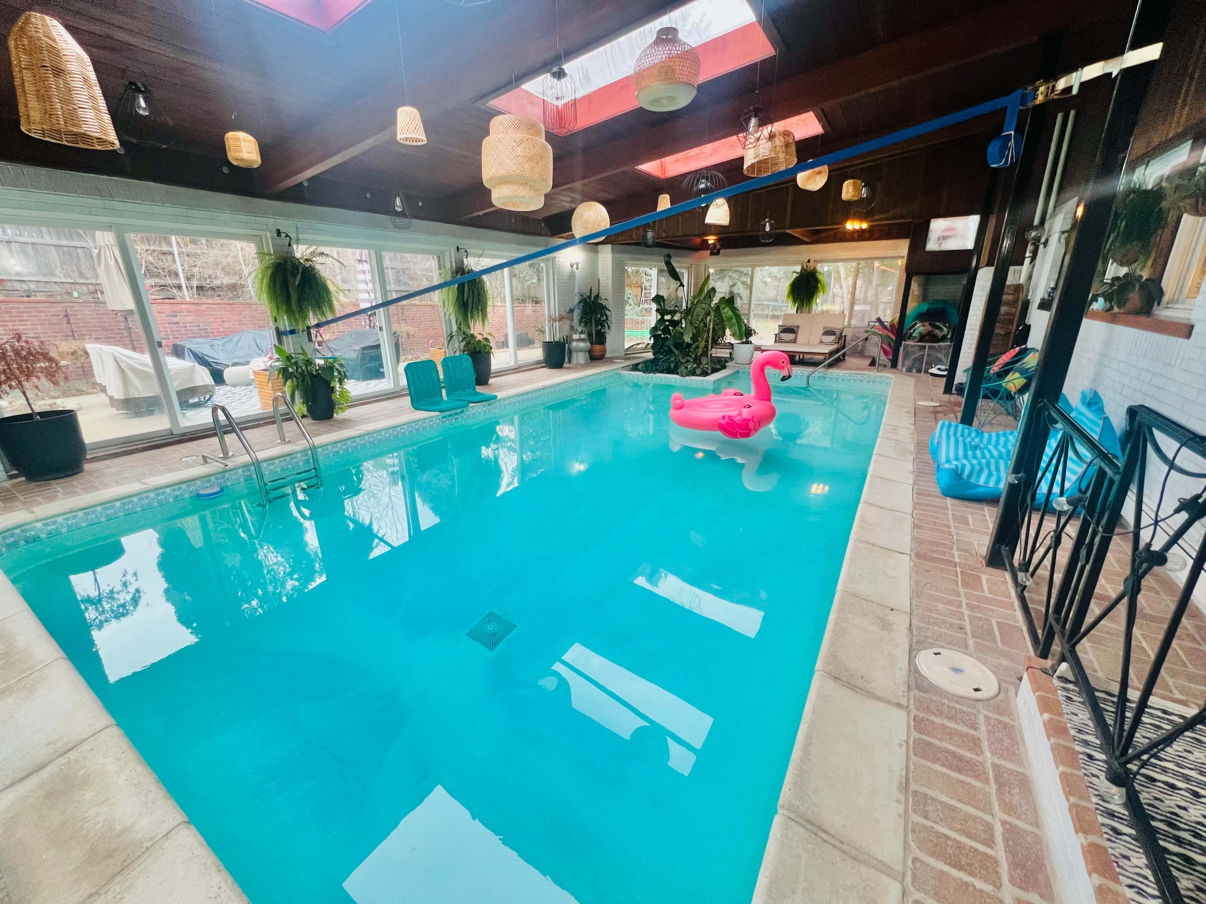 Tropical Indoor Swimming Oasis Image in Hampden South, Denver, CO