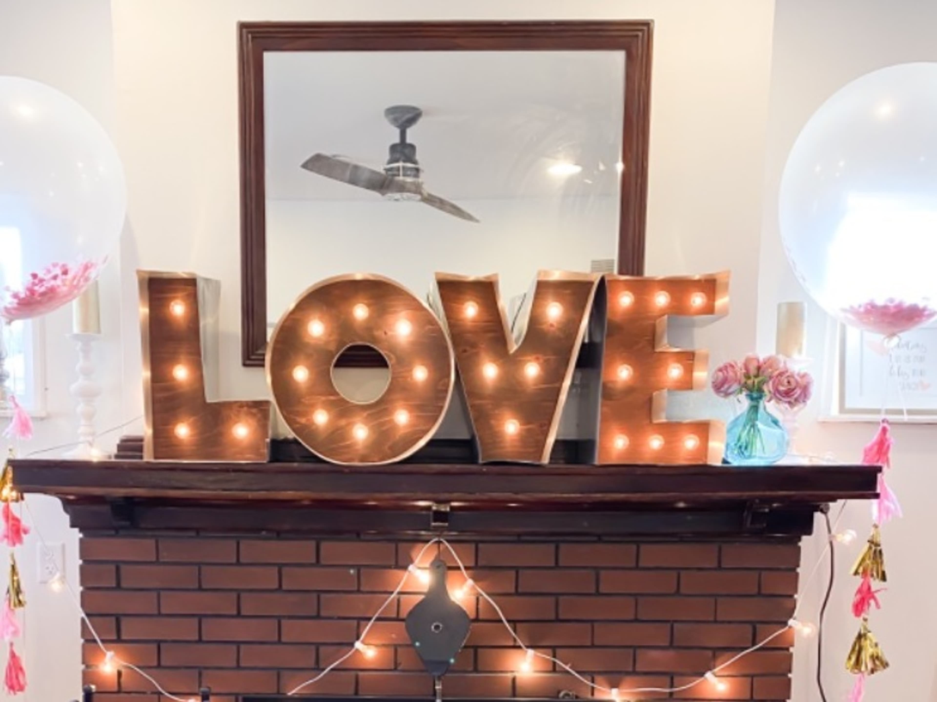 Marquee “LOVE” Sign
