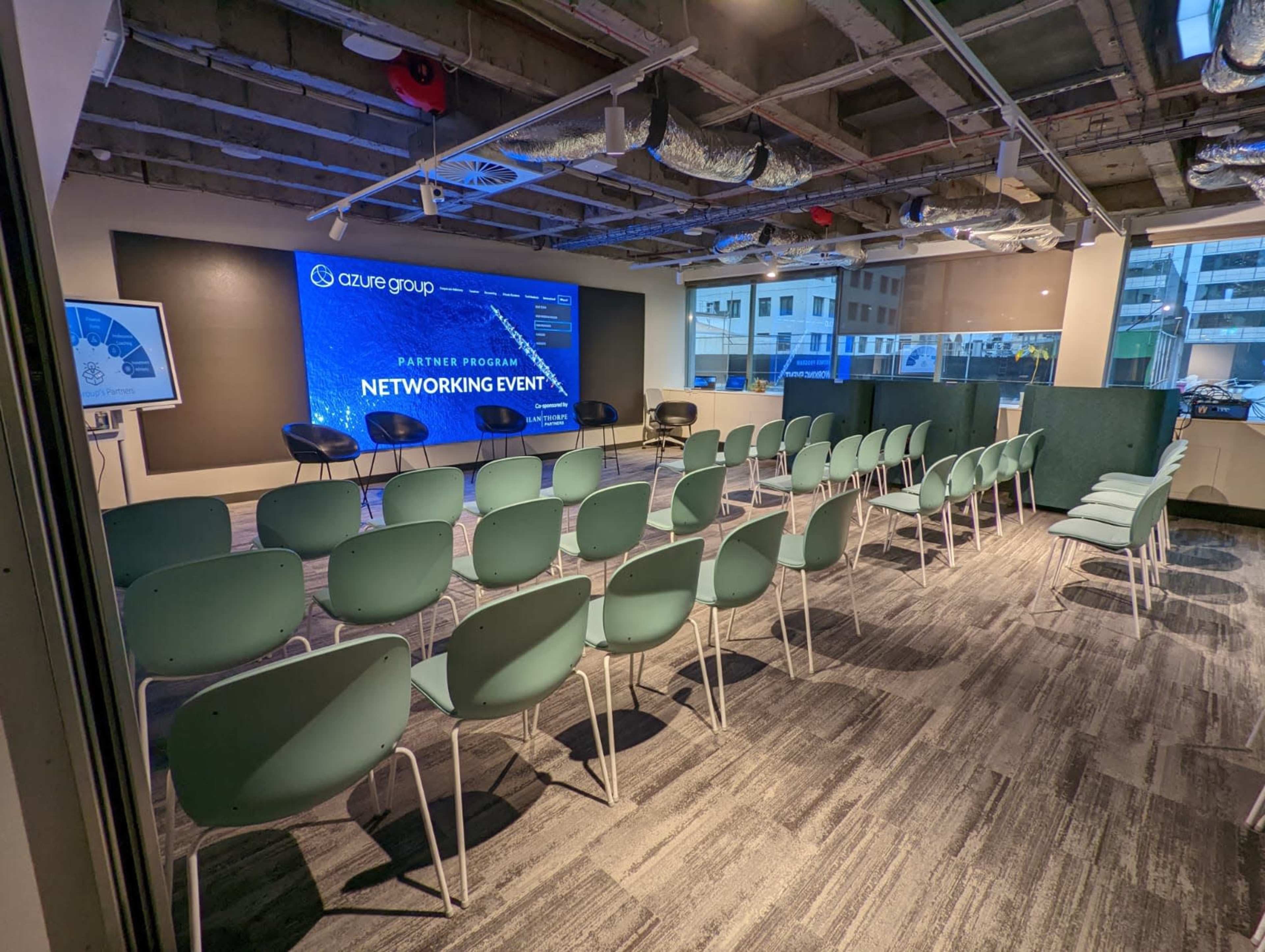 Function and Conference Area with LED Screen Wall in Sydney CBD Image in Sydney CBD, Sydney, NSW