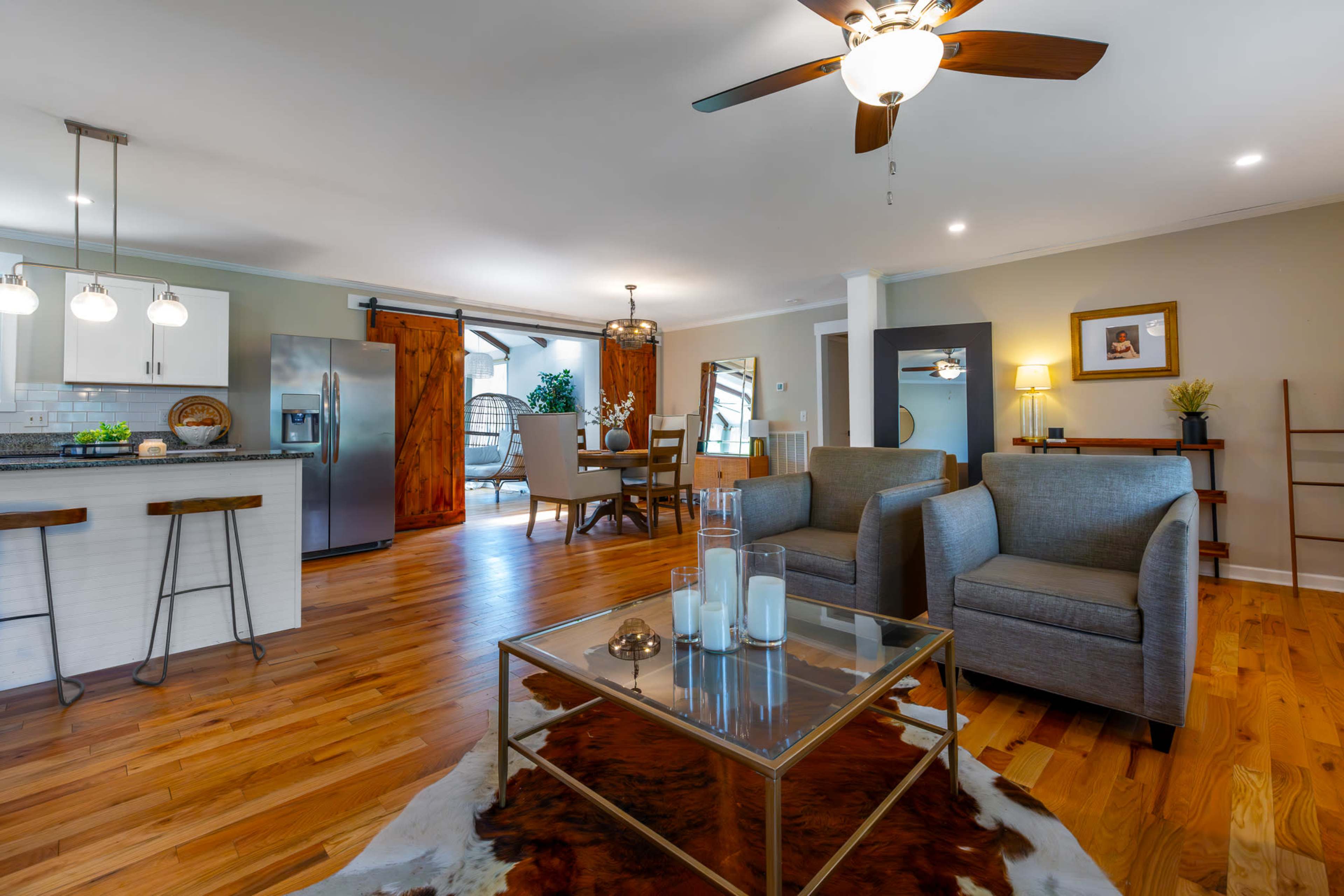 Boho-Modern Nashville Ranch with Transformable Sunroom and Piano Space-A Film Ready Gem Image in McMurray, Nashville, TN