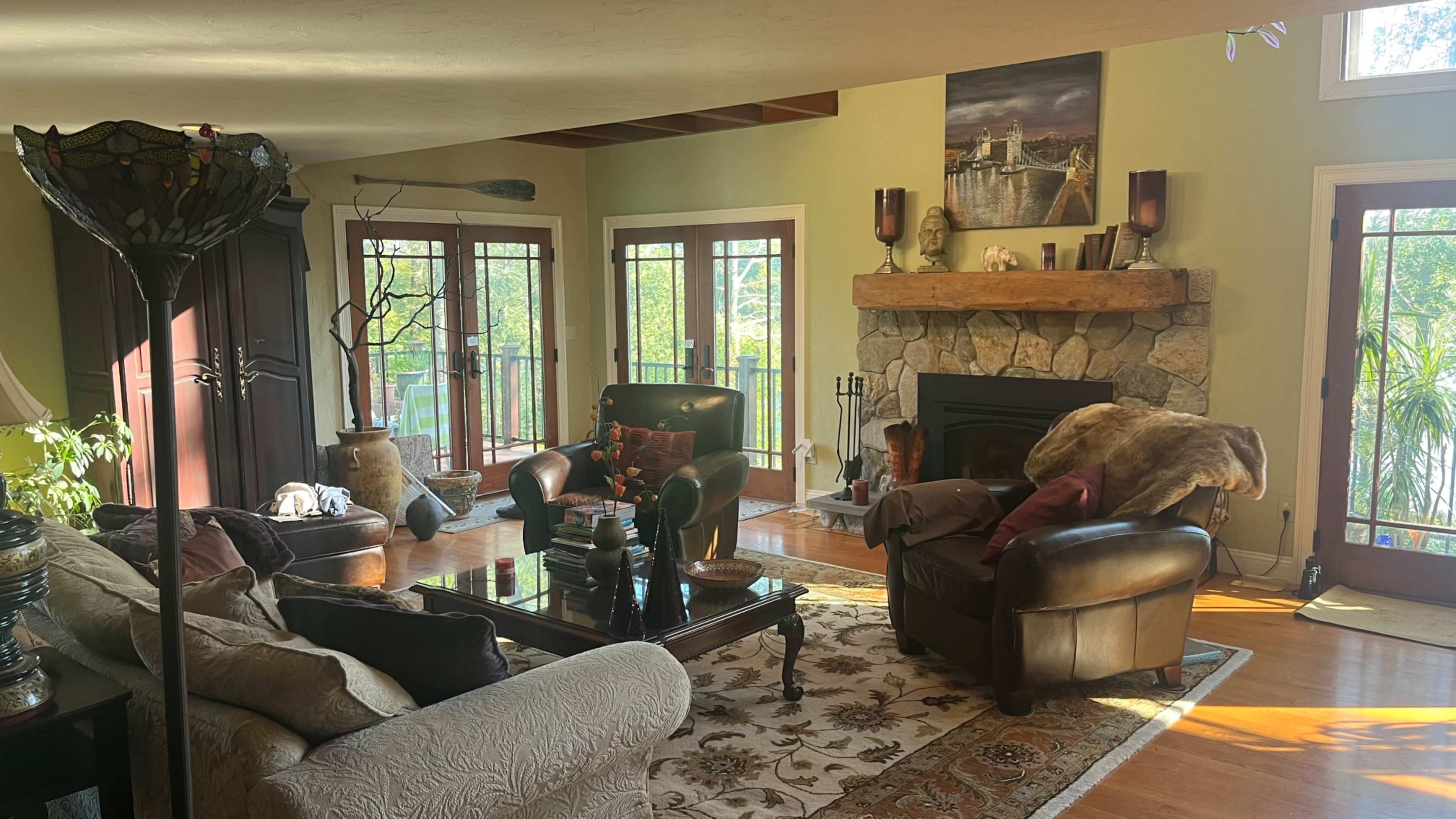 Waterfront 1930s home 15 miles west of Boston Image in Cochituate, Wayland, MA