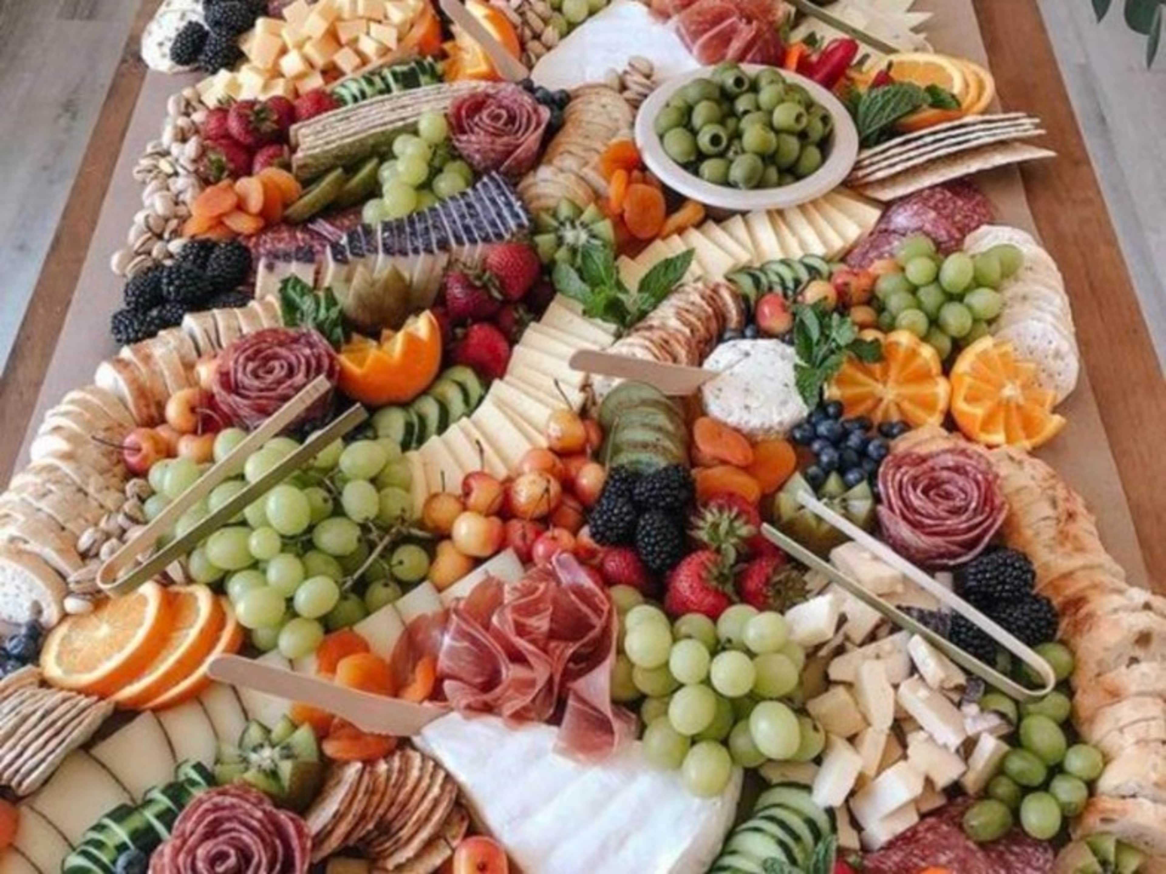 Cheese & Charcuterie Grazing Table