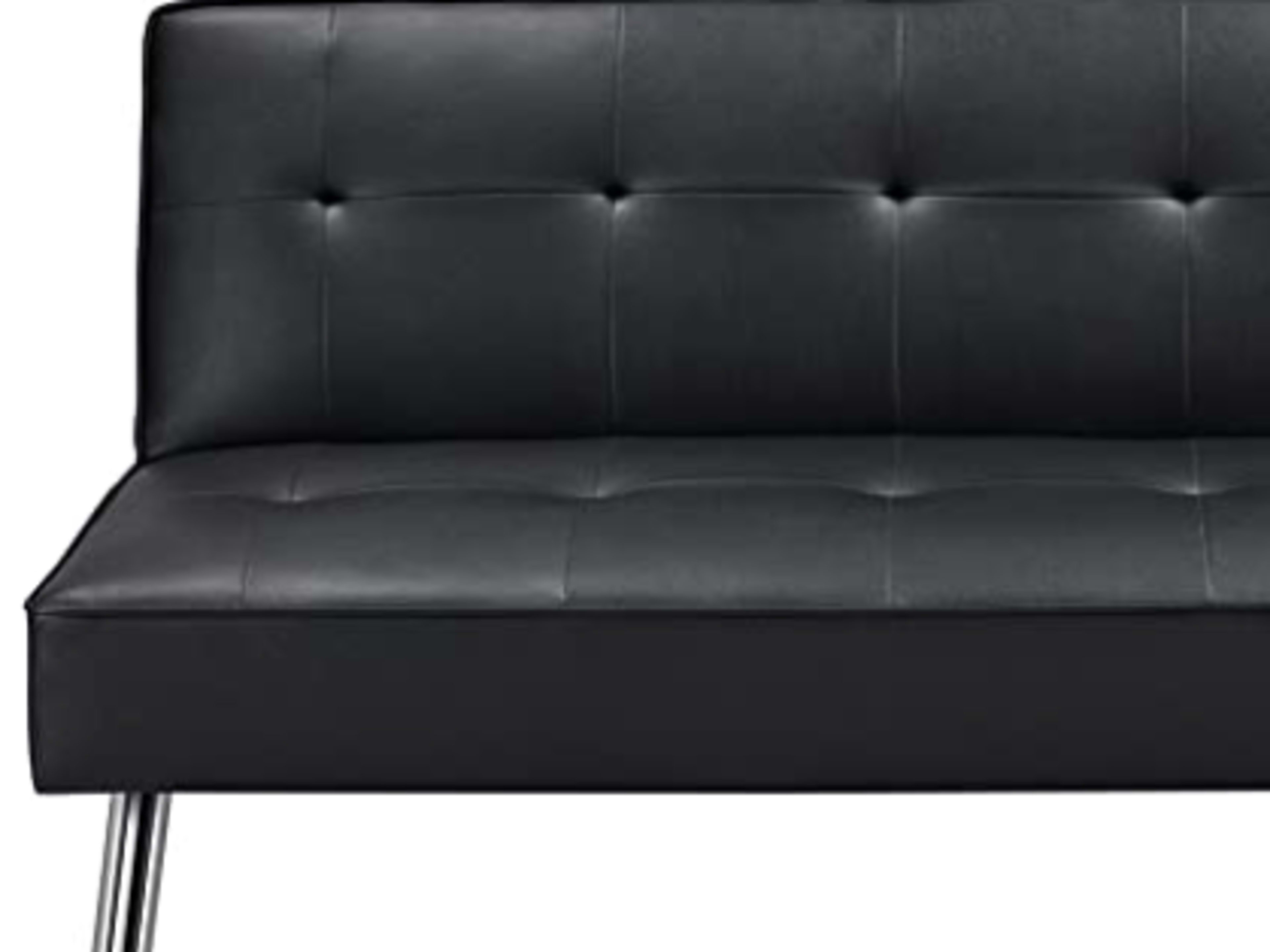 Convertible Sofa Couch Futon Bed Faux Leather