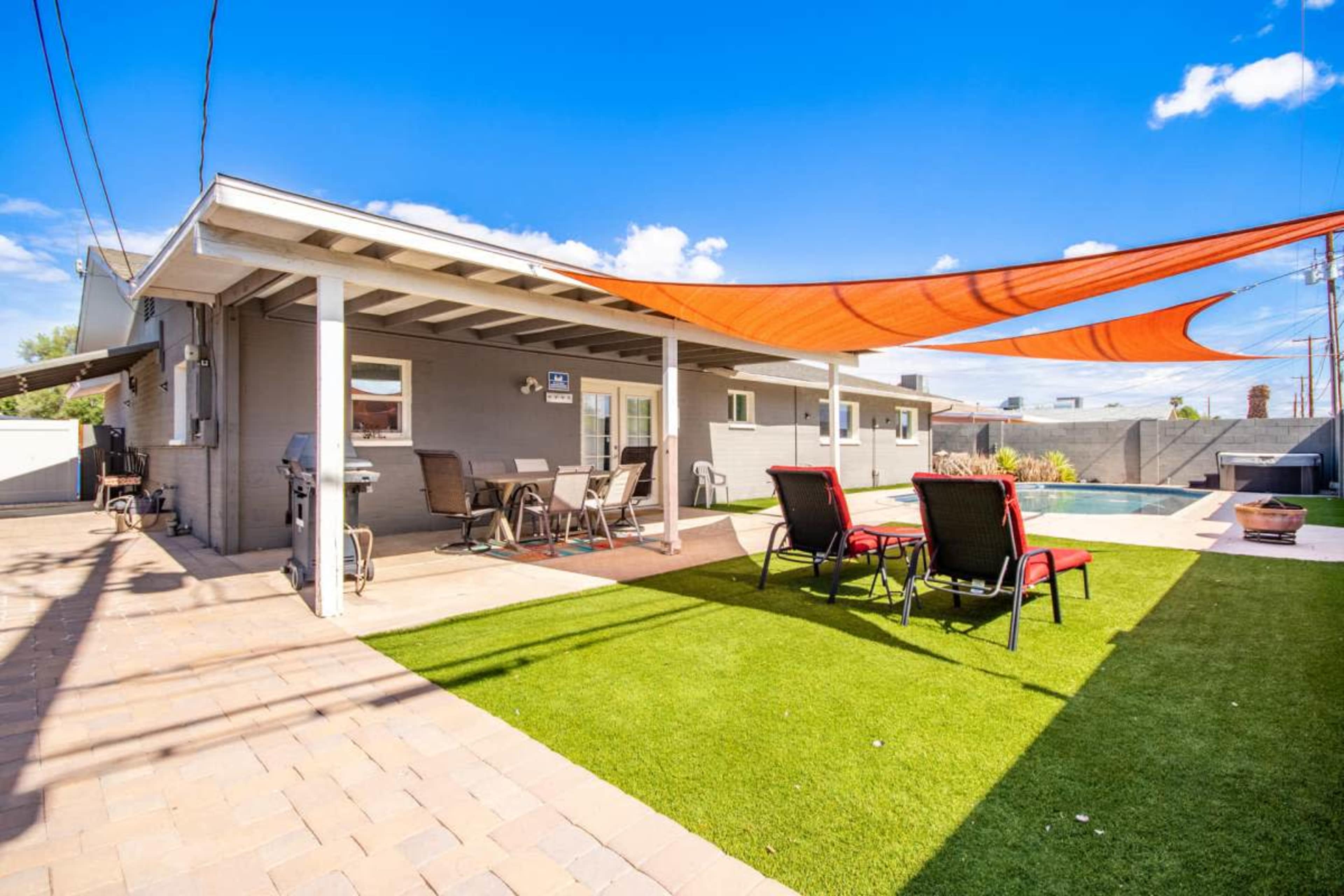 Desert Pool Paradise Near ASU – Perfect for Small Gatherings Image in Tempe, Tempe, AZ