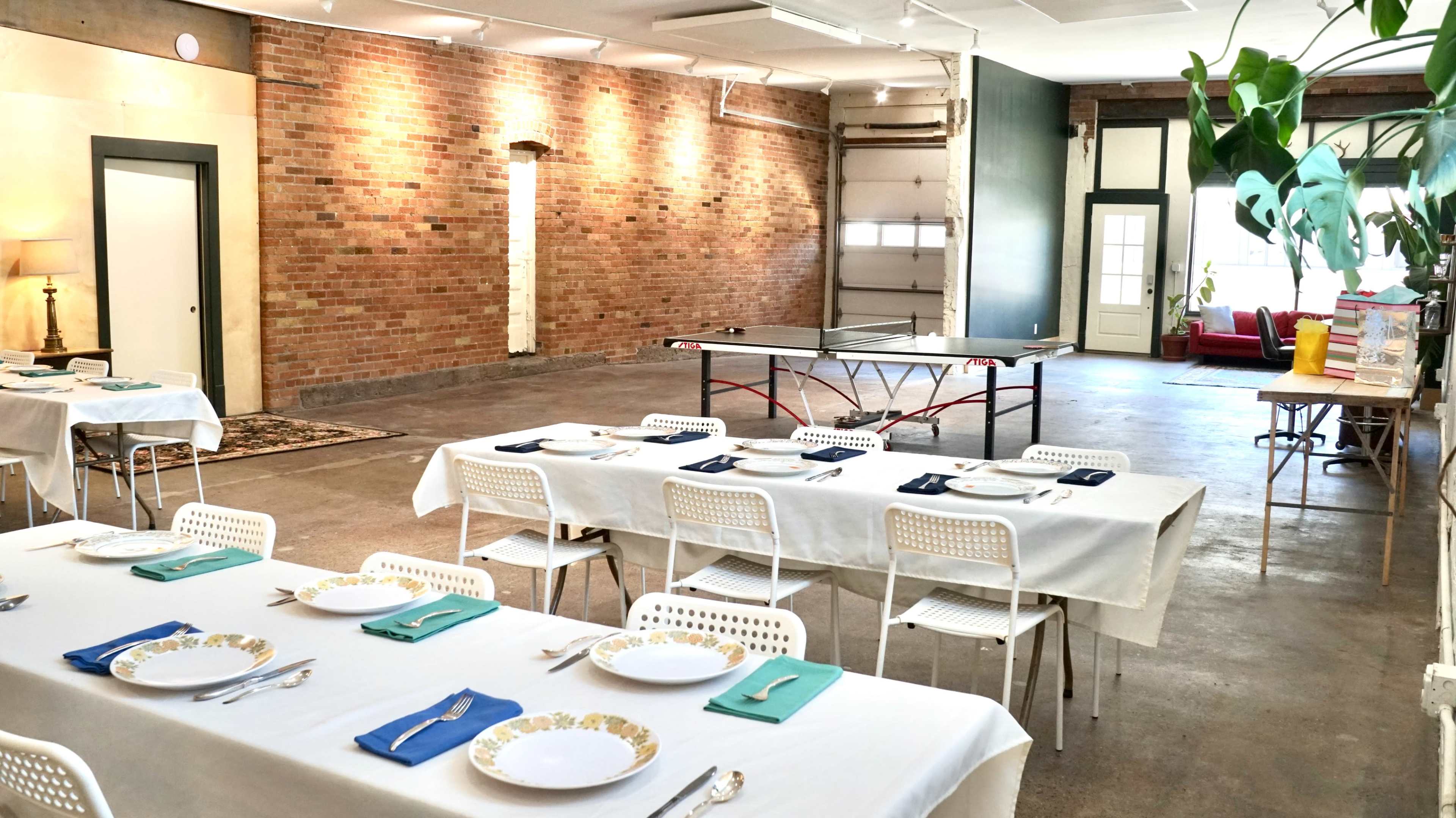 Versatile Studio with Lounge, Tables, & Seating | Perfect for Showers & Receptions Image in Riverview, Saint Paul, MN