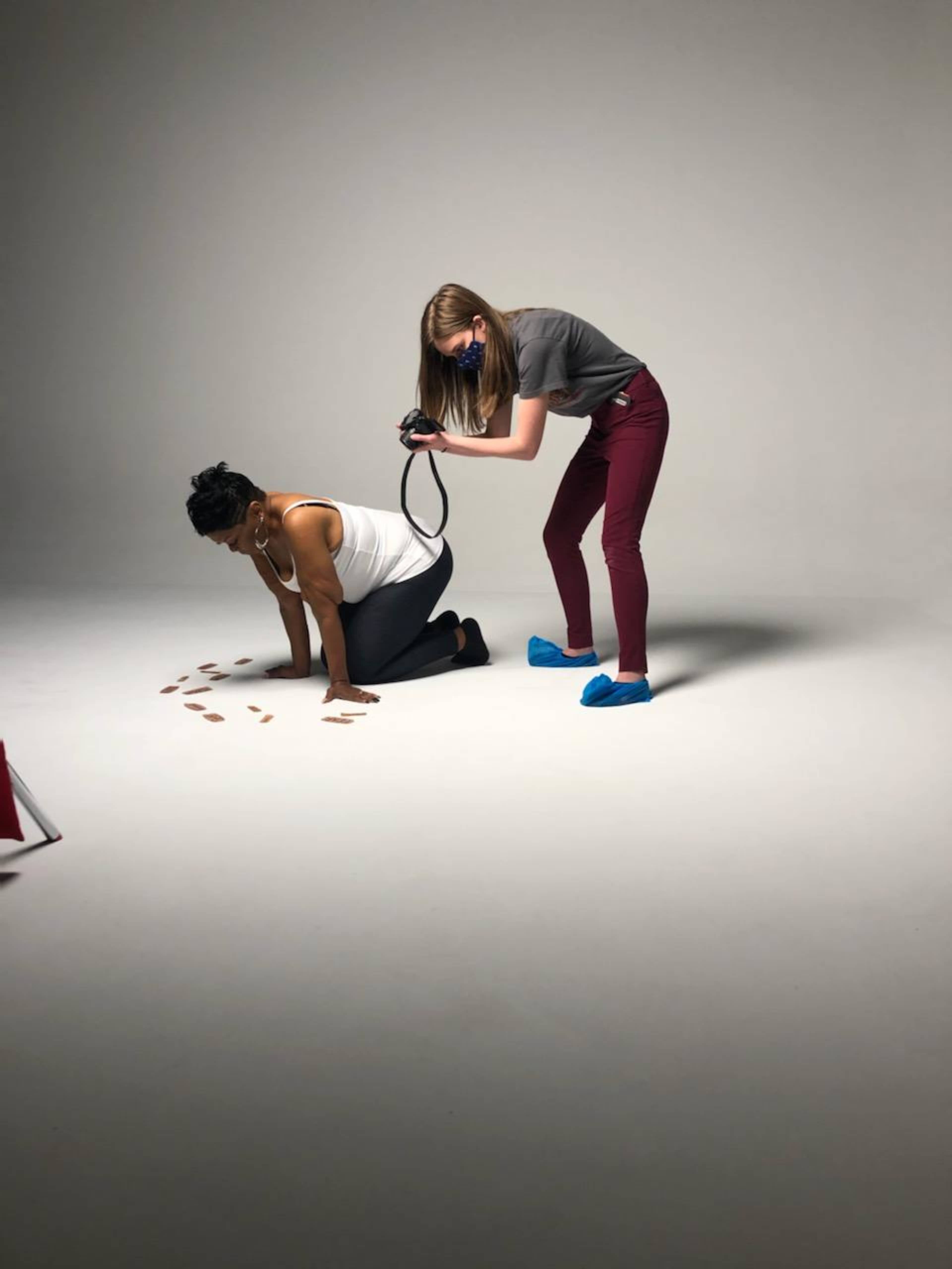 Video shoot for a commercial