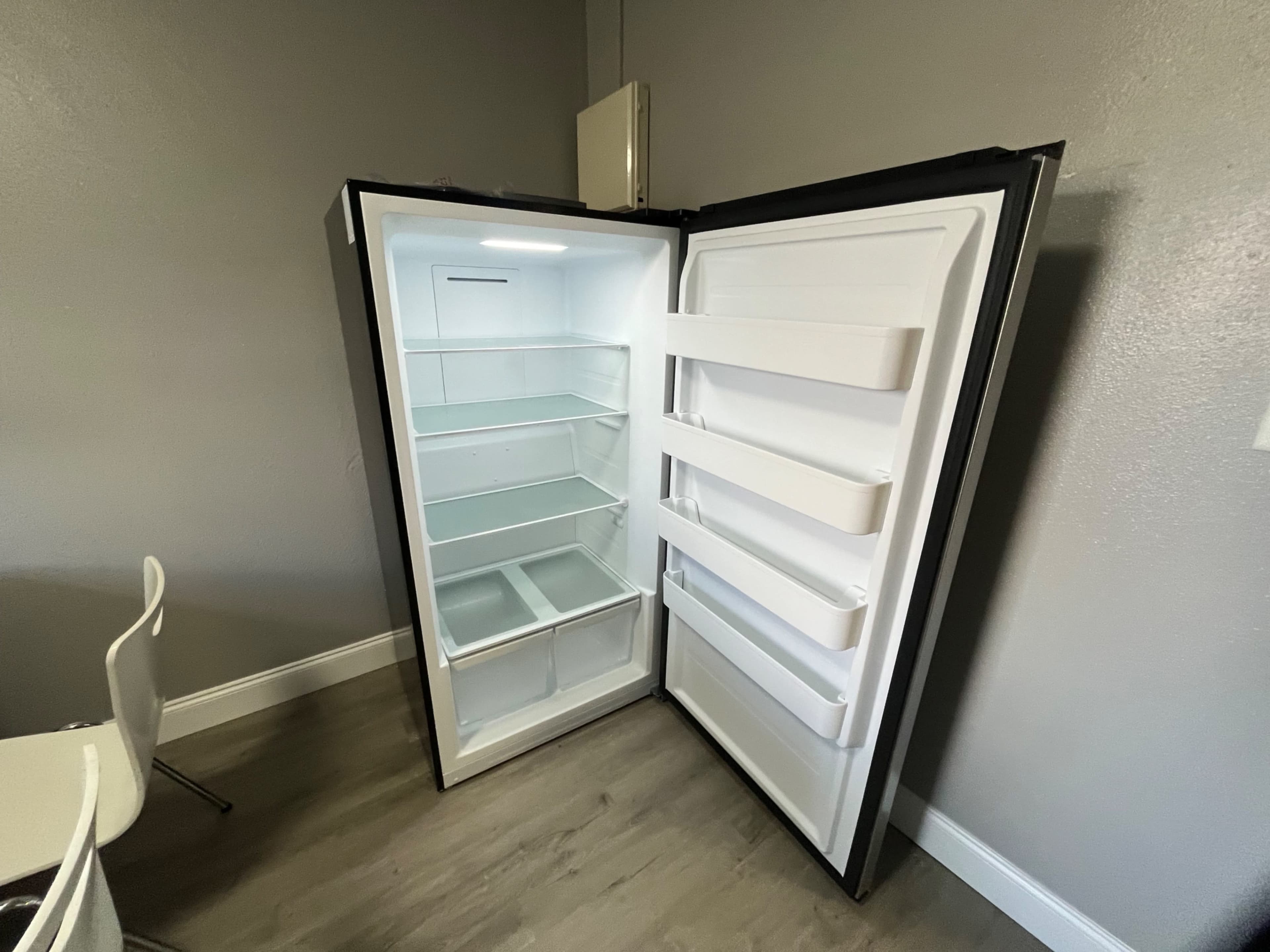Modern office space with refrigerator/freezer Printer and couch Image in Temple Terrace, Temple Terrace, FL