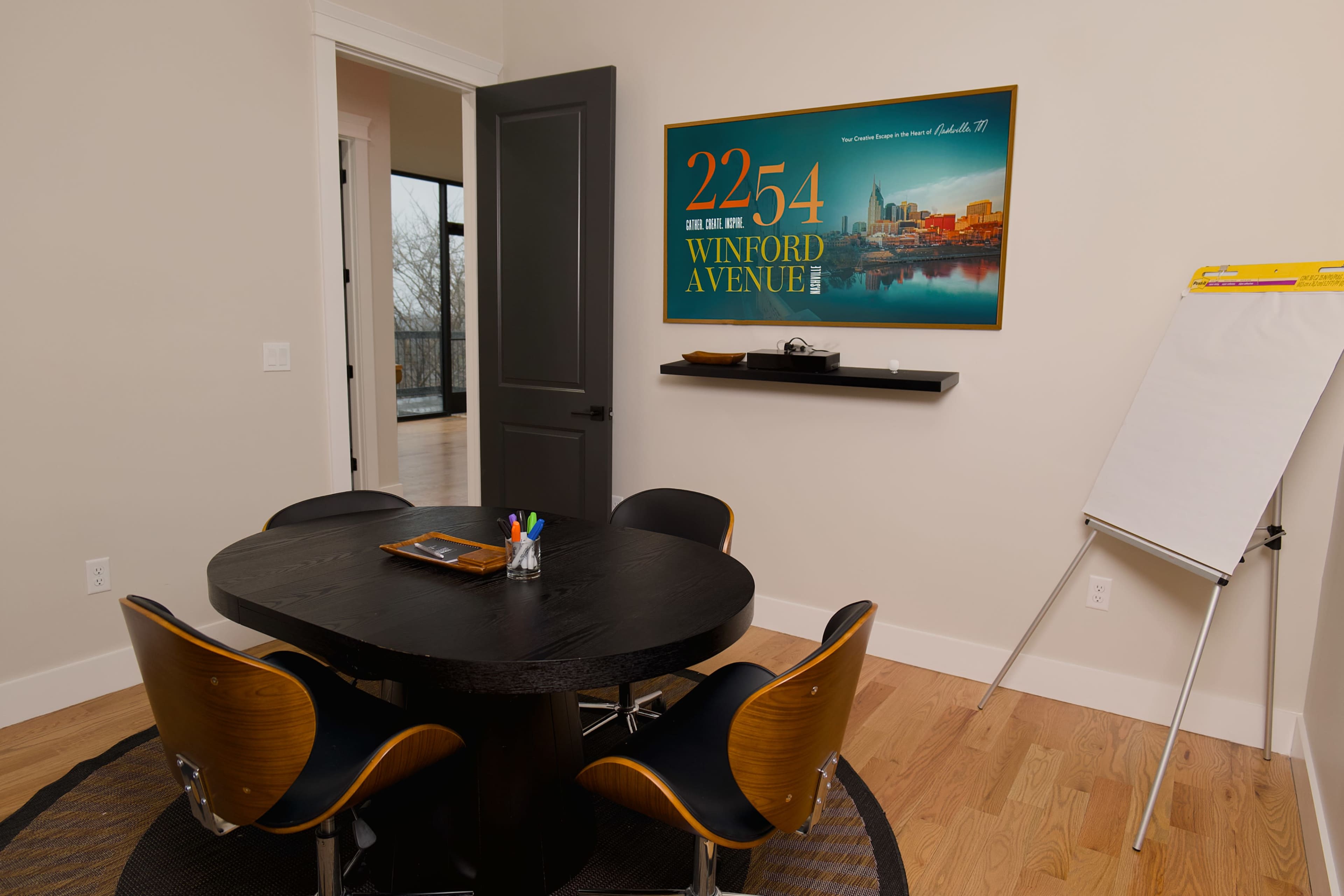 Conference Room for 4 with TV Image in Grandview Heights, Nashville, TN